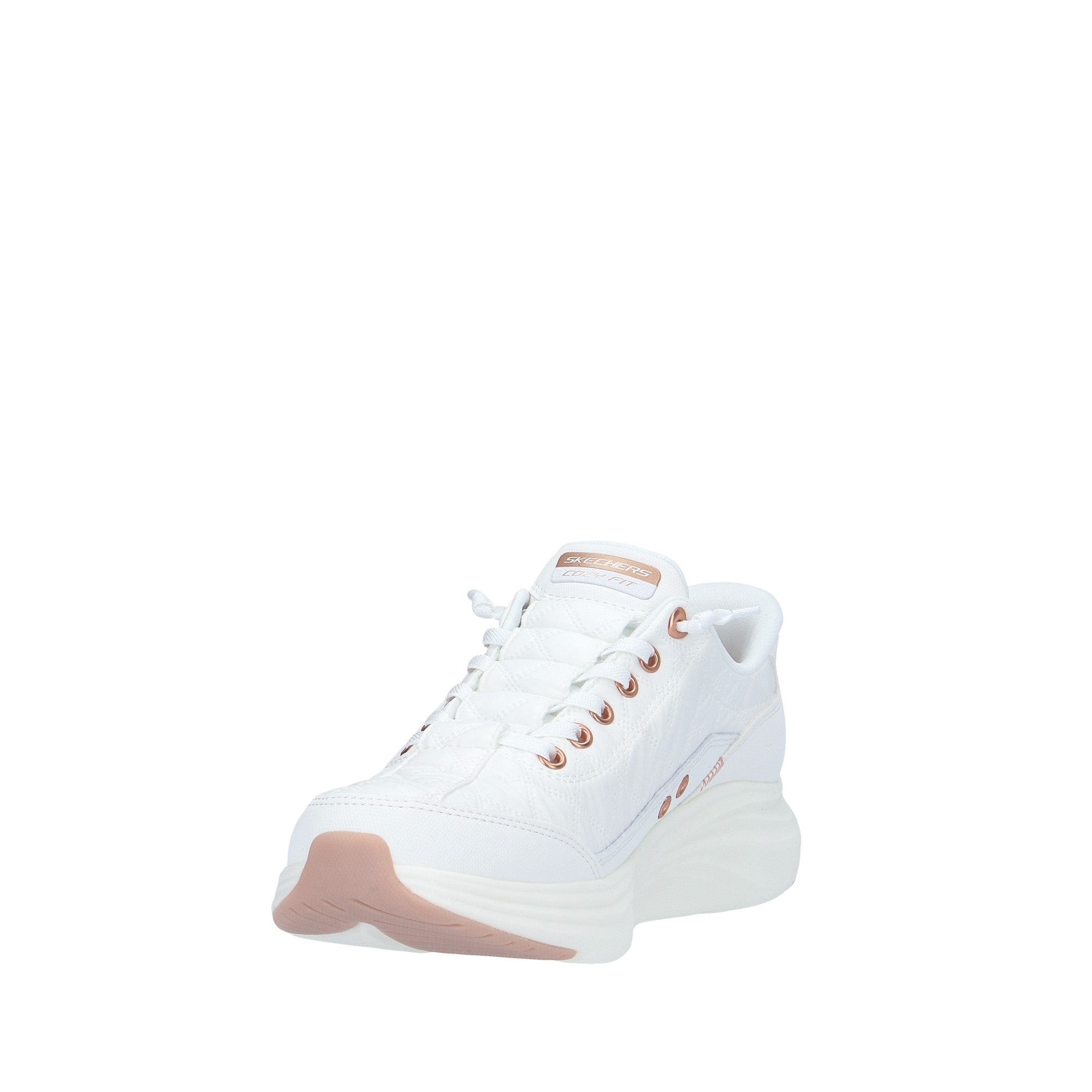 Skechers SLIP-INS Bianco/rose Gold