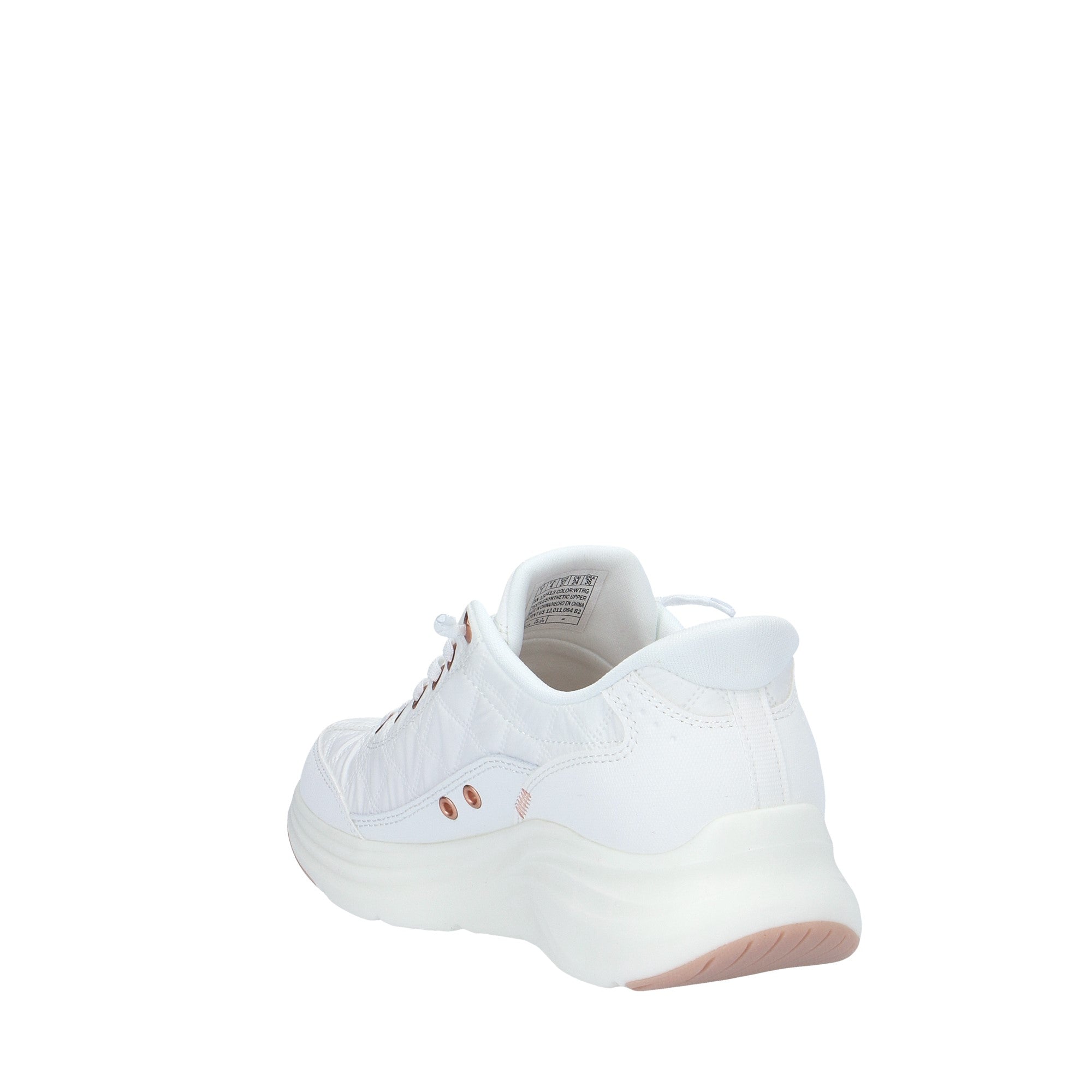 Skechers SLIP-INS Bianco/rose Gold