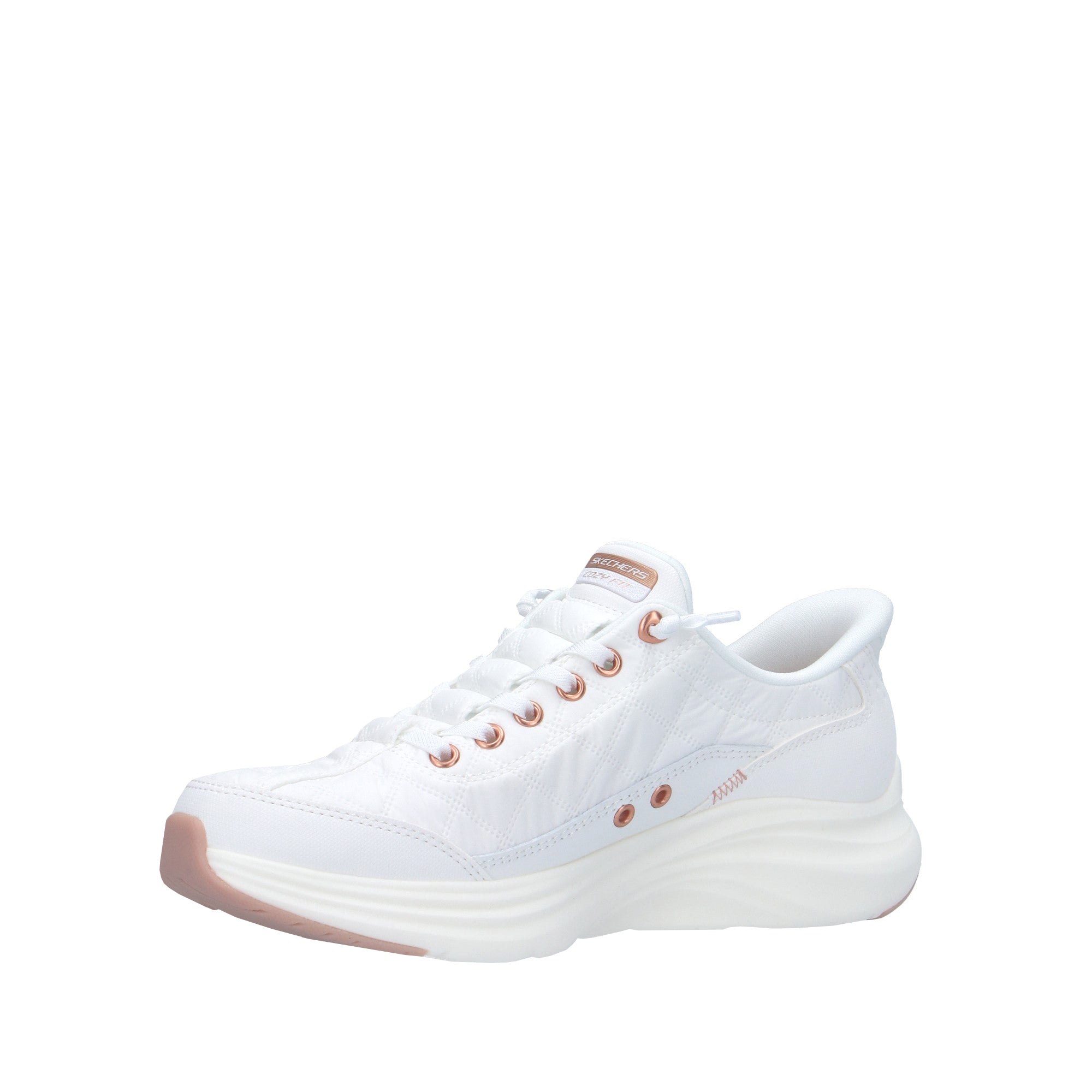 Skechers SLIP-INS Bianco/rose Gold