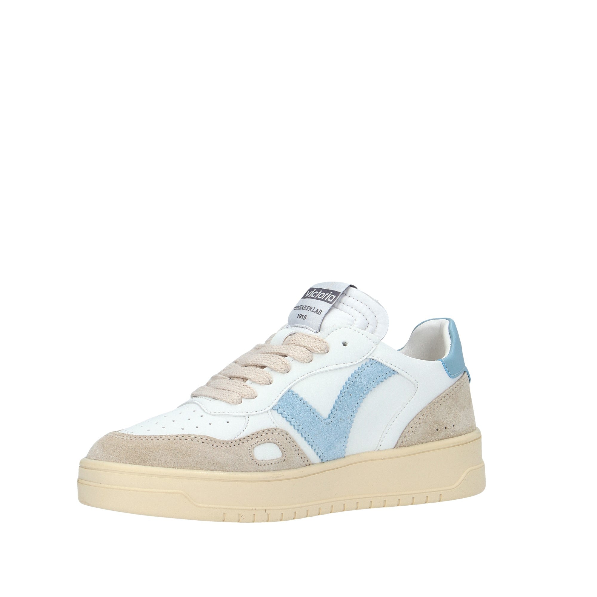 Victoria SNEAKER Bianco/celeste