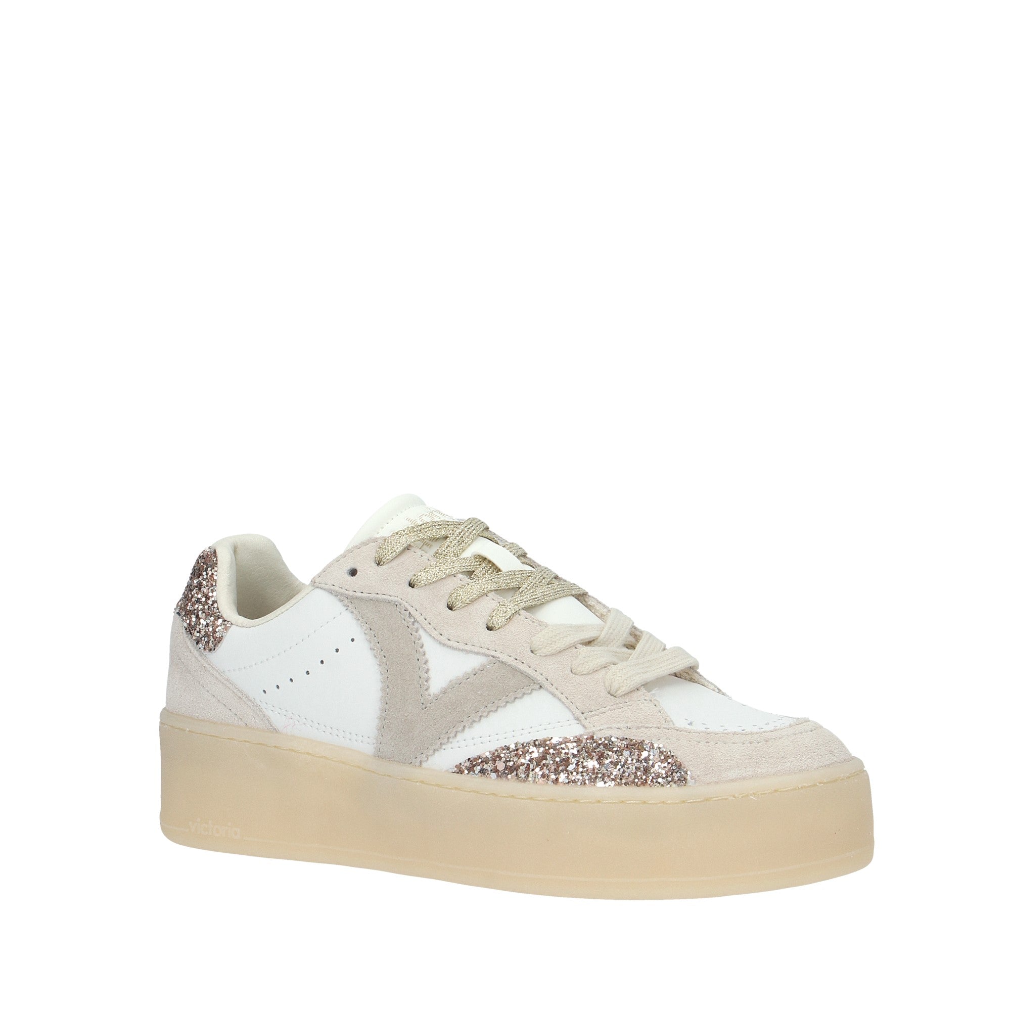 Victoria SNEAKER Bianco/platino