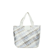 Cafenoir BORSA A SPALLA Argento/bianco