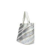 Cafenoir BORSA A SPALLA Argento/bianco