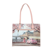Ynot? BORSA A SPALLA Paris En Rose