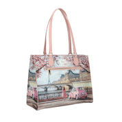 Ynot? BORSA A SPALLA Paris En Rose