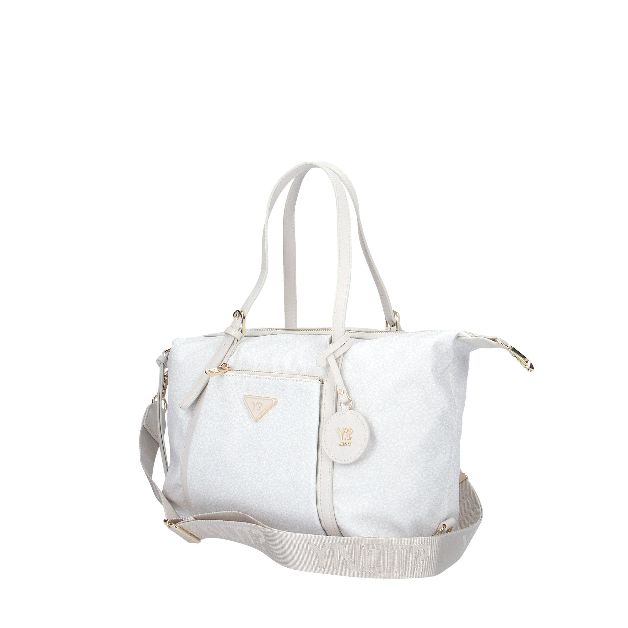 Ynot? BORSA A SPALLA Bianco