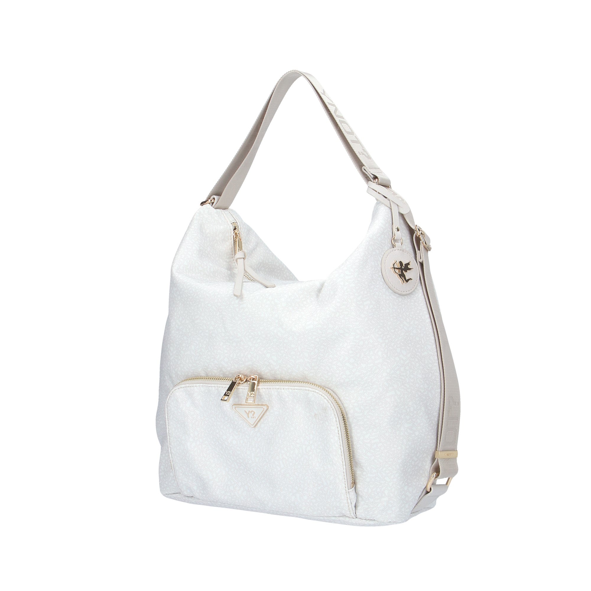 Ynot? BORSA A SPALLA Bianco