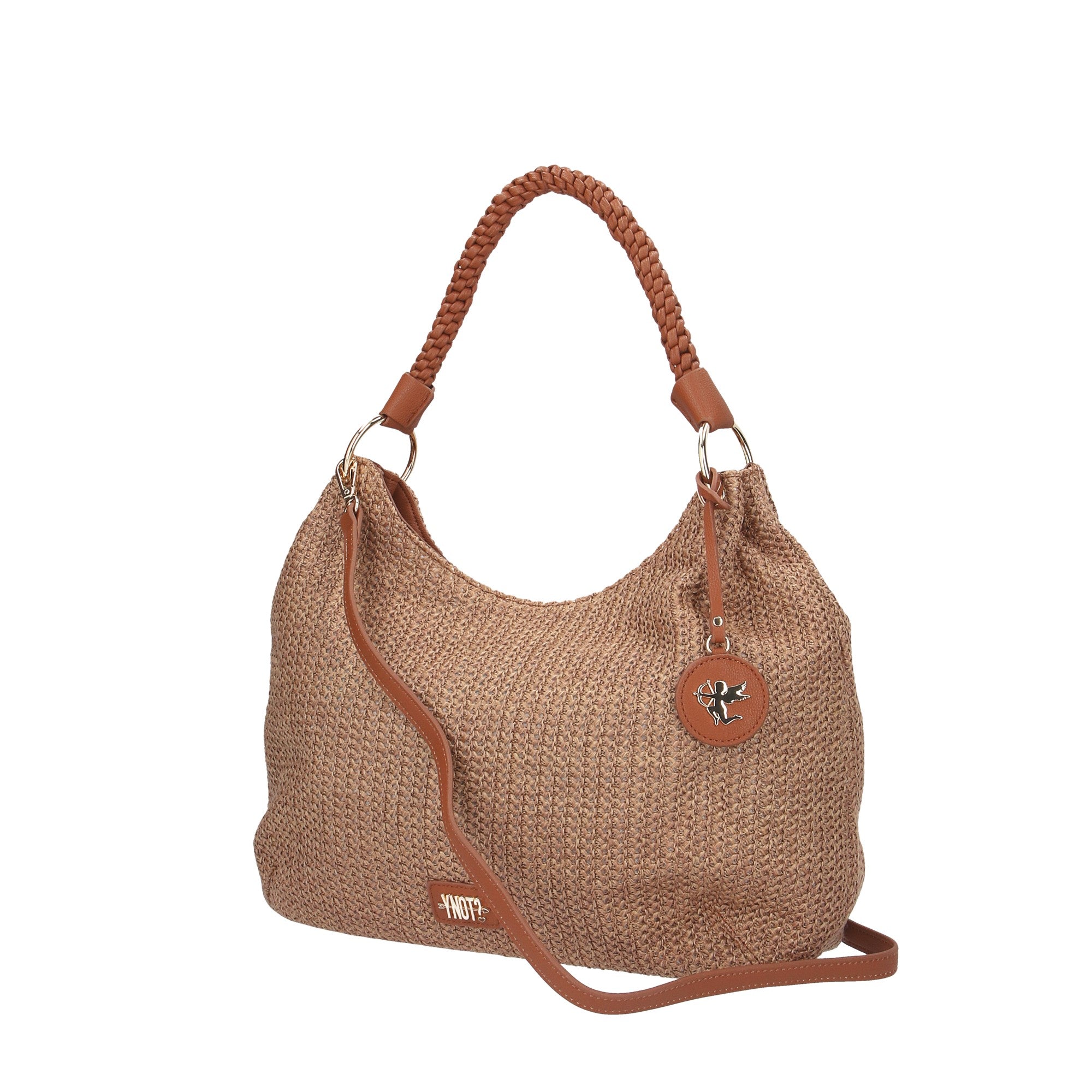 Ynot? BORSA A SPALLA Tabacco