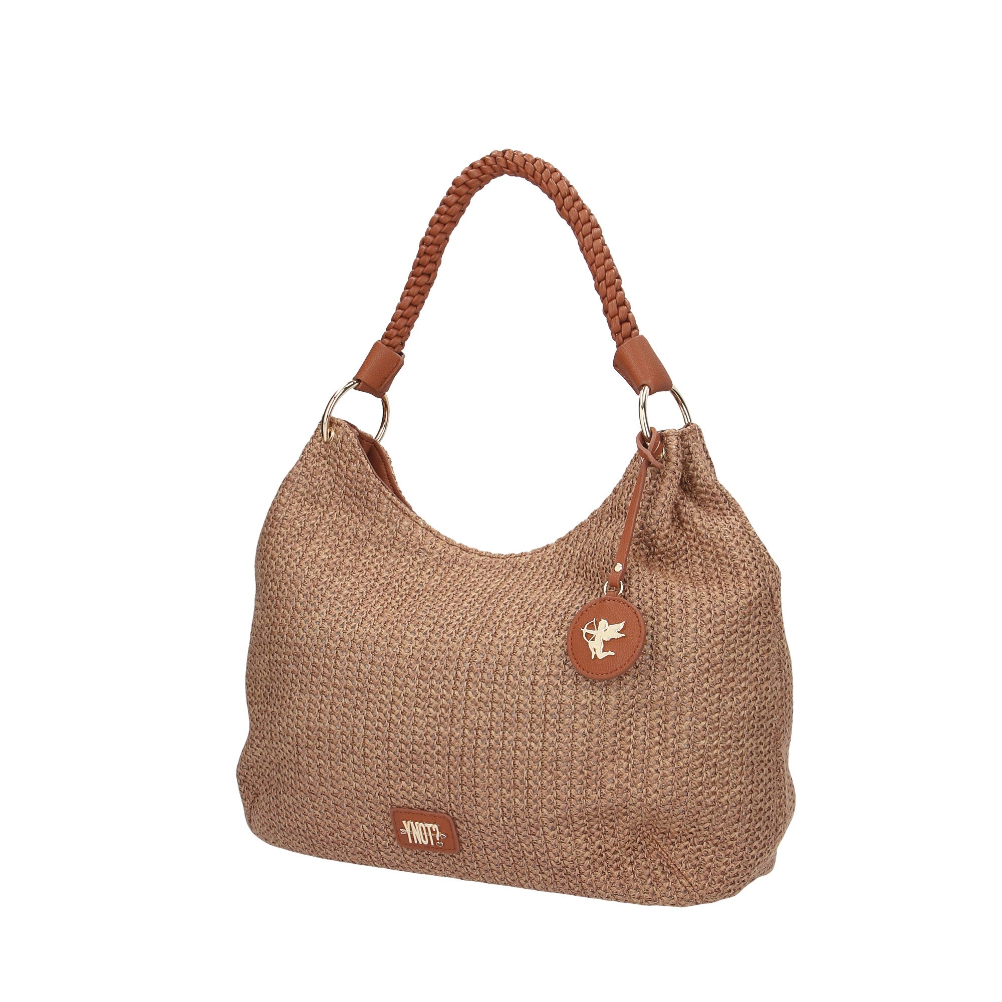Ynot? BORSA A SPALLA Tabacco
