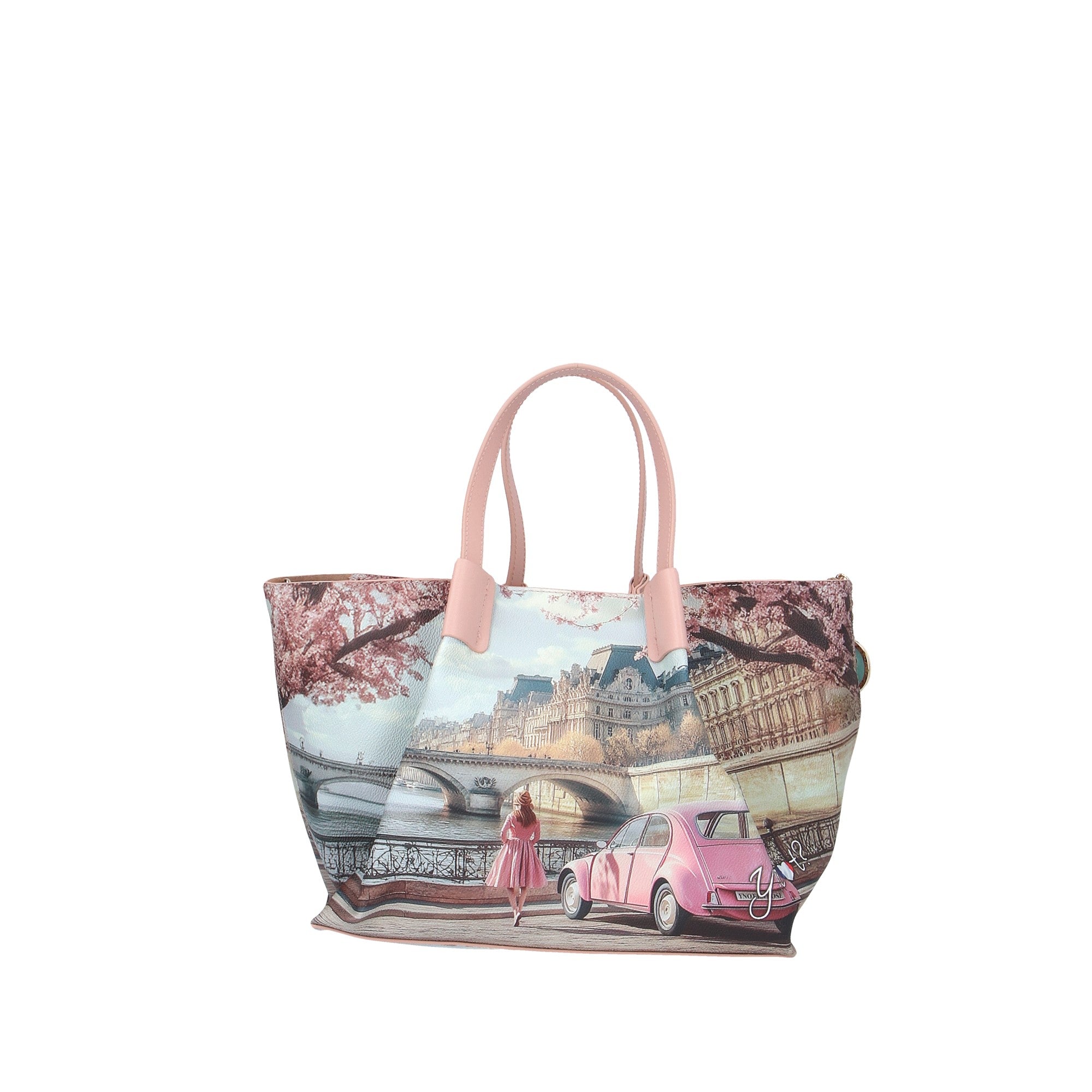 Ynot? BORSA A MANO Paris En Rose