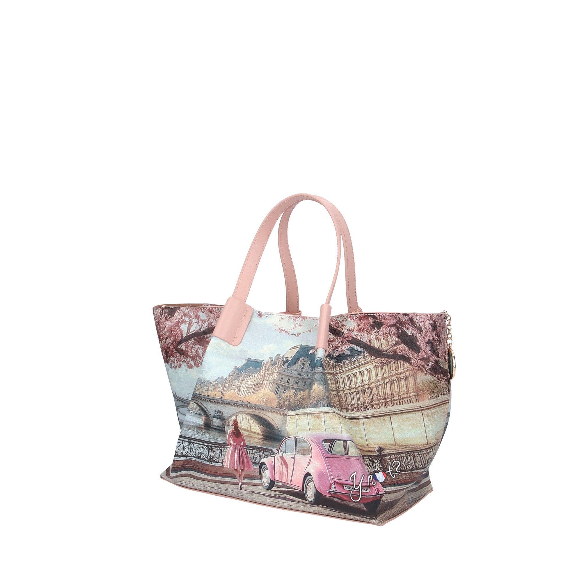 Ynot? BORSA A MANO Paris En Rose