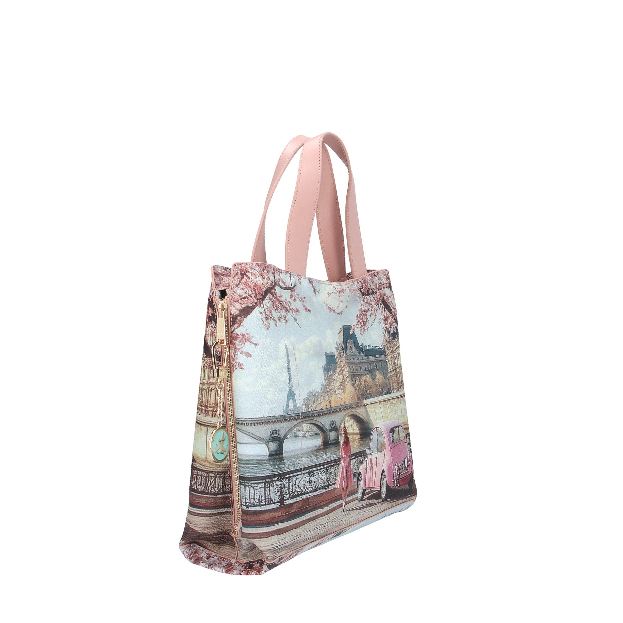 Ynot? BORSA A MANO Paris En Rose