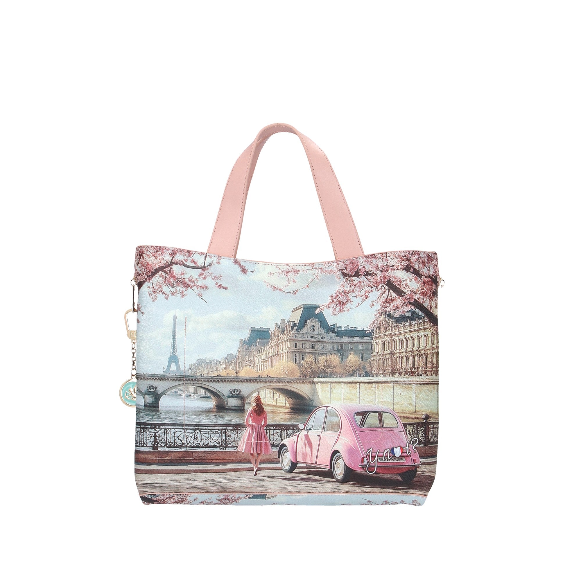 Ynot? BORSA A MANO Paris En Rose