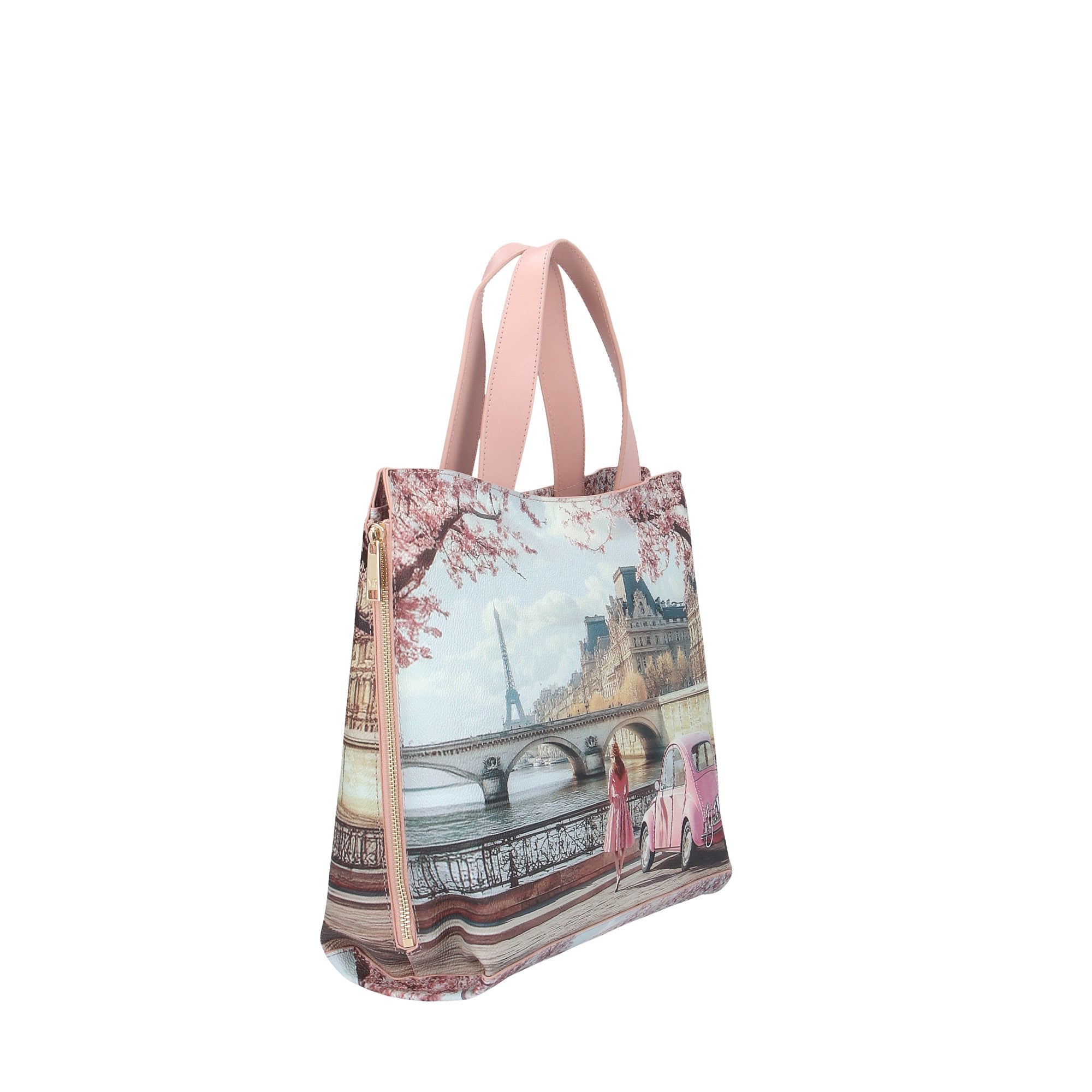 Ynot? BORSA A MANO Paris En Rose