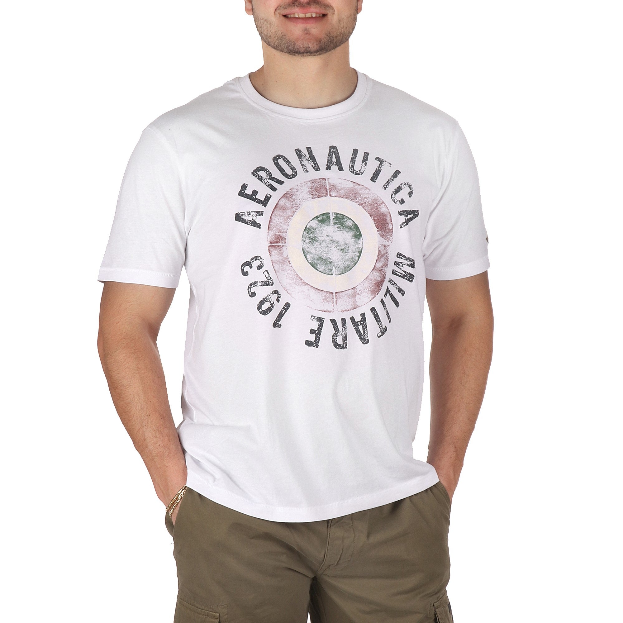 Aeronautica Militare T-SHIRT Bianco Spento