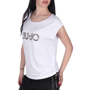 Liu Jo T-SHIRT Bianco/animalier