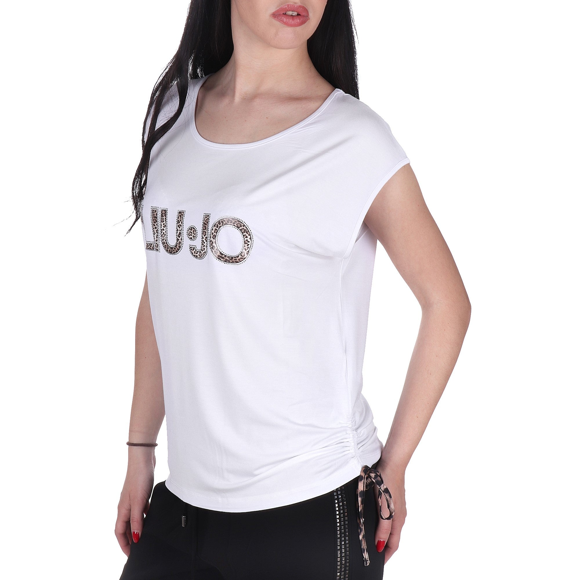 Liu Jo T-SHIRT Bianco/animalier