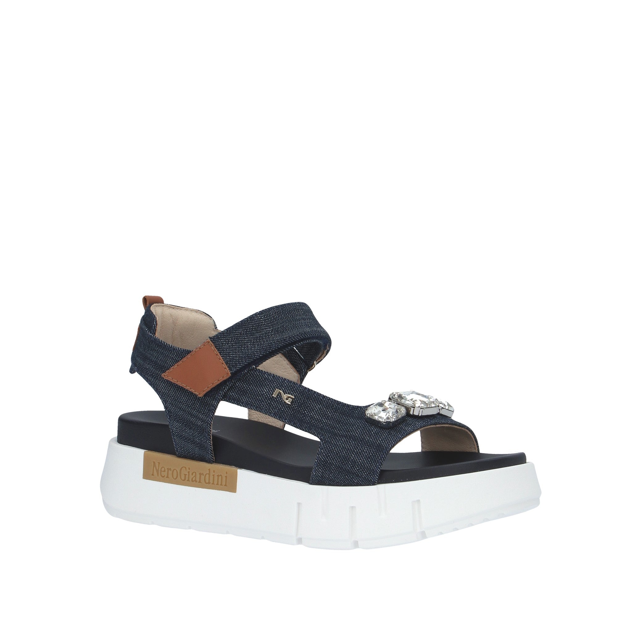 Nerogiardini SANDALO BASSO Denim