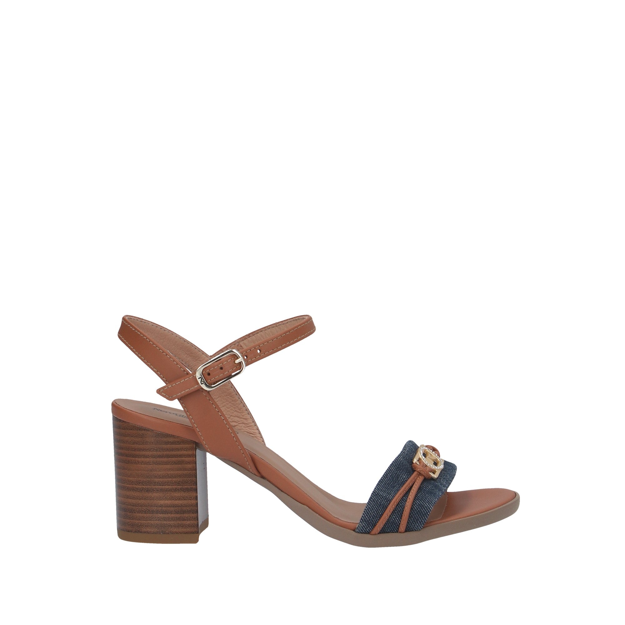 Nerogiardini SANDALO TACCO Denim