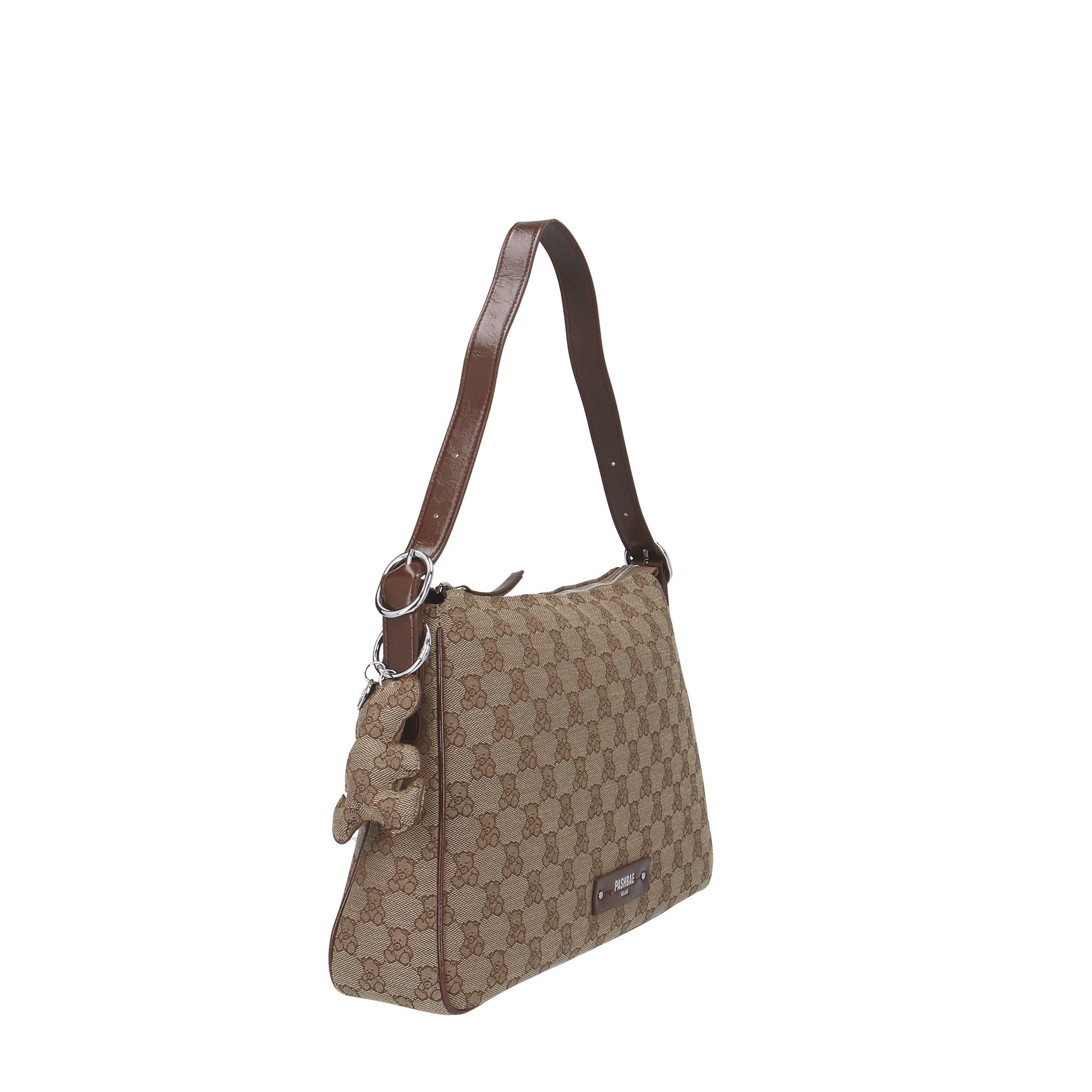 Pash Bag BORSA A SPALLA Beige/marrone