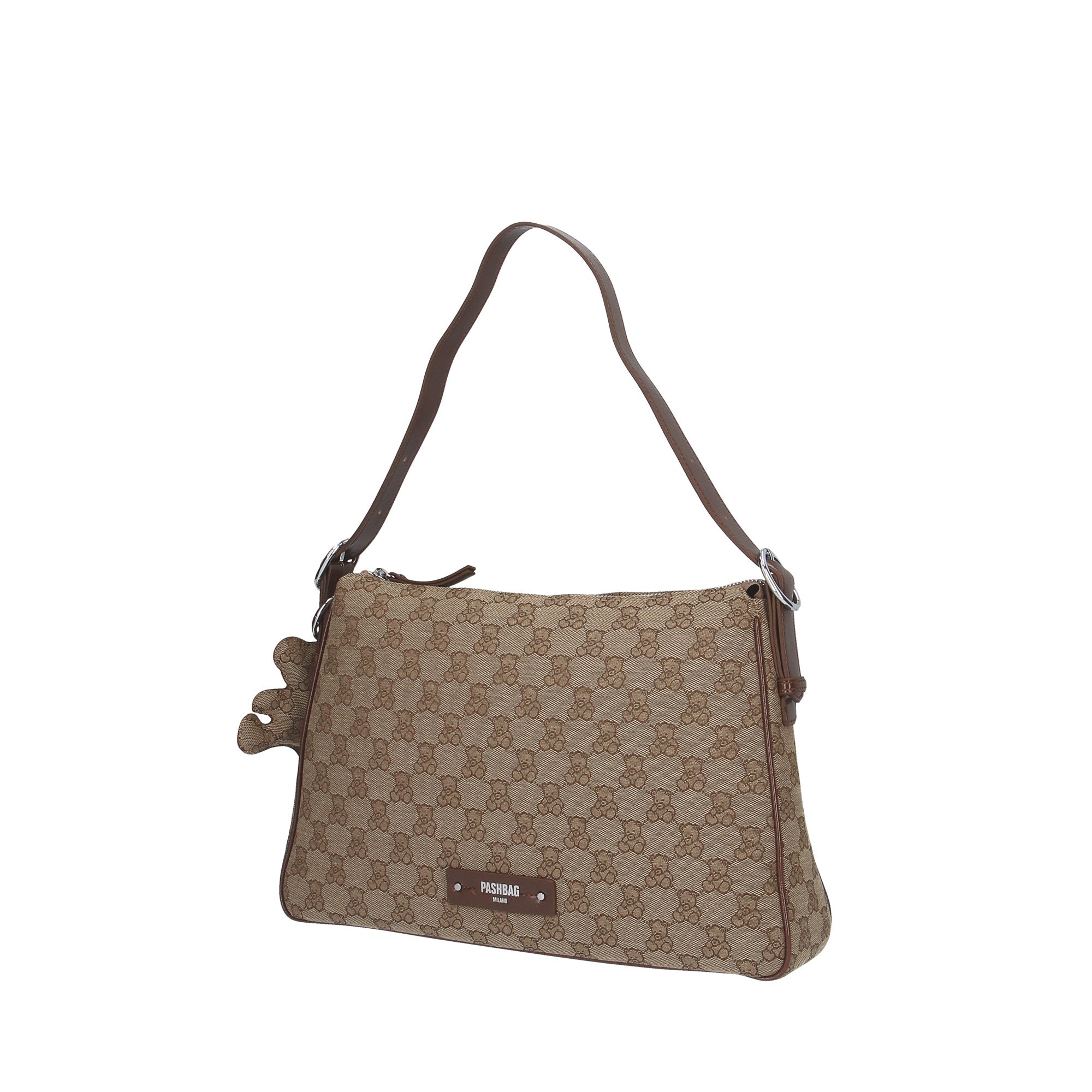 Pash Bag BORSA A SPALLA Beige/marrone