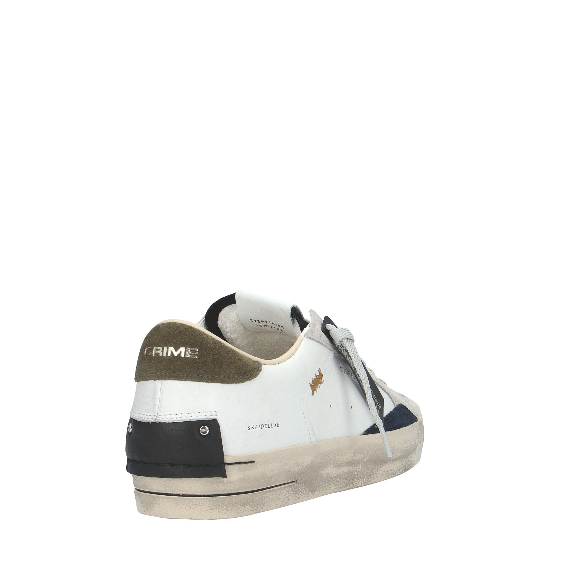 Crime London SNEAKER Bianco/nero