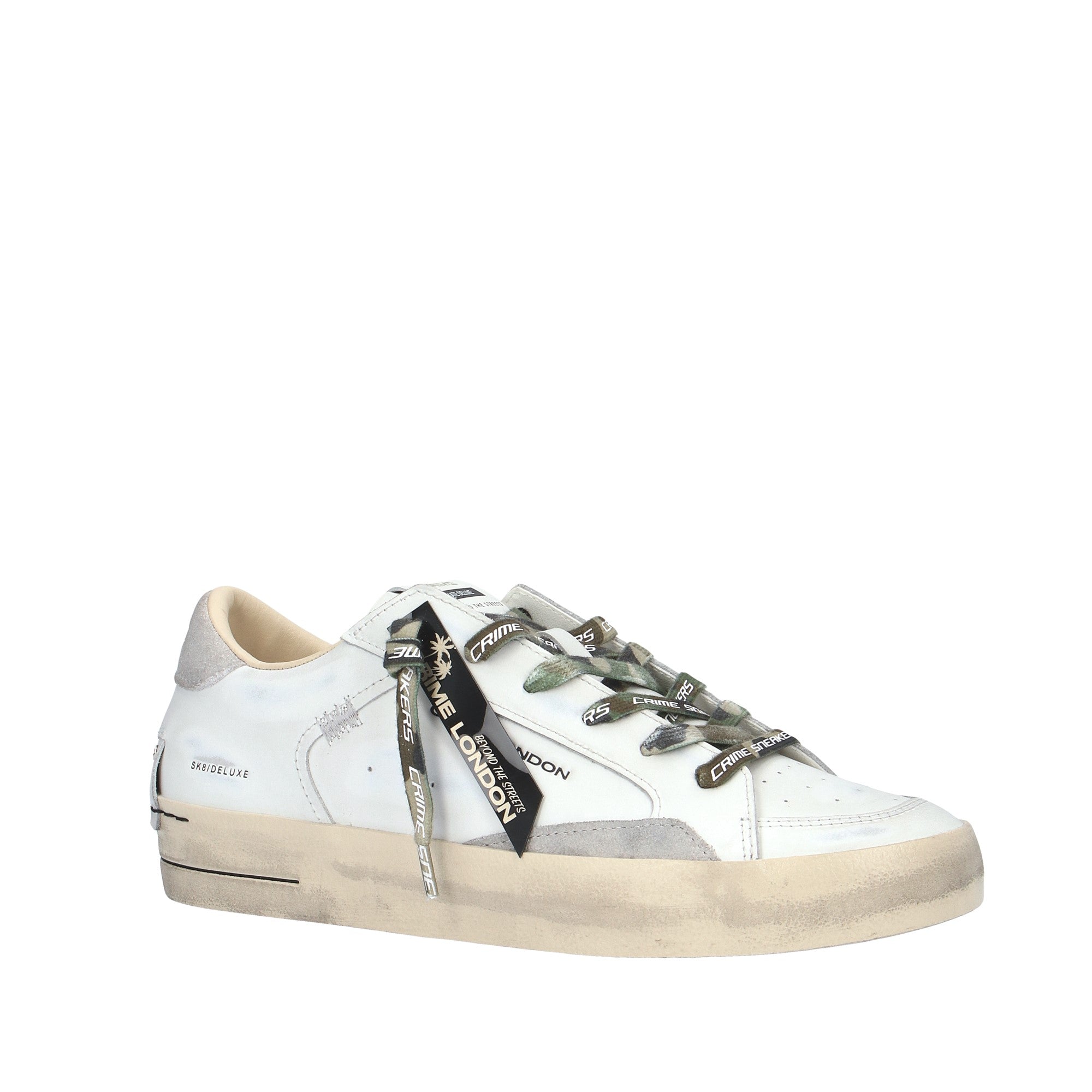Crime London SNEAKER Bianco/grigio