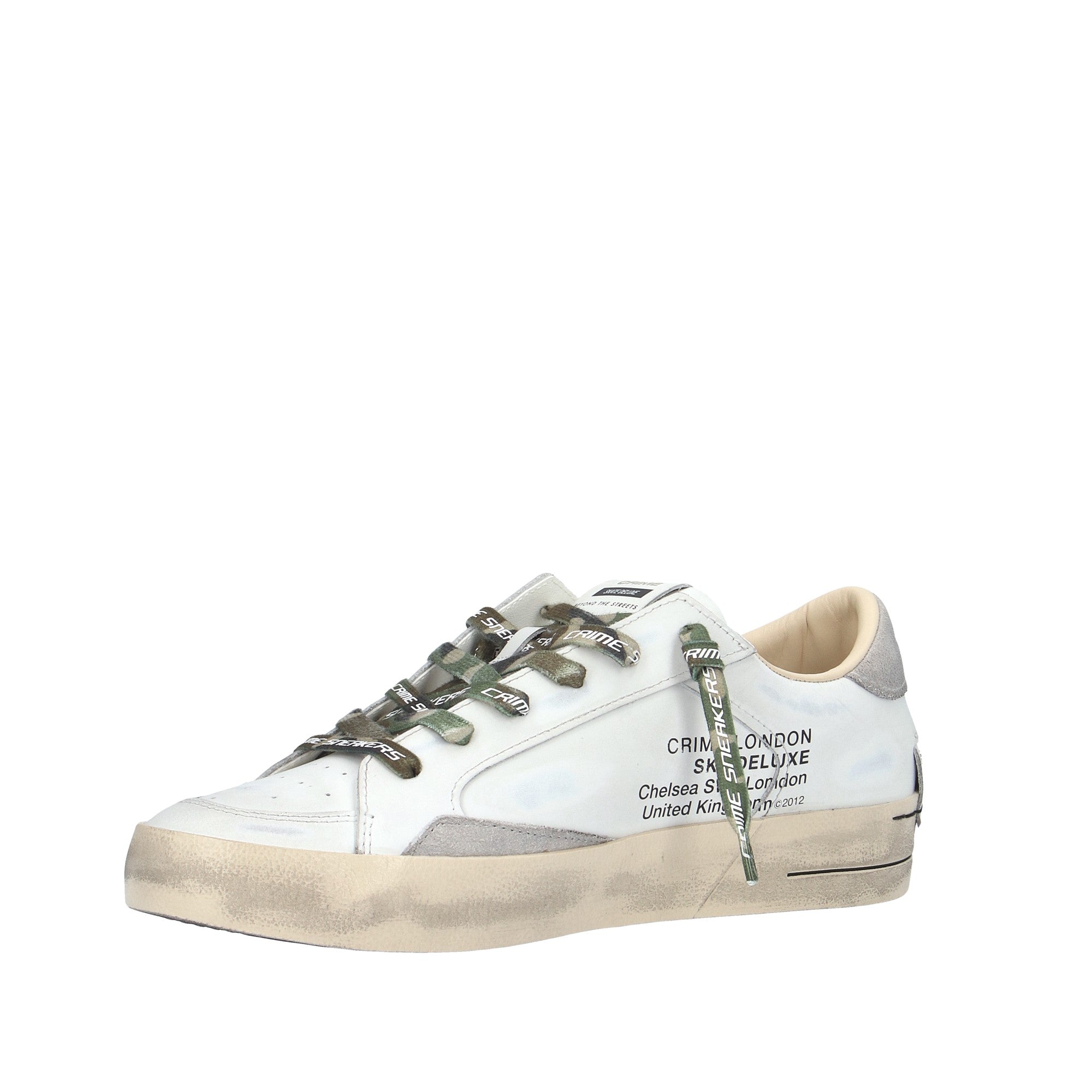 Crime London SNEAKER Bianco/grigio