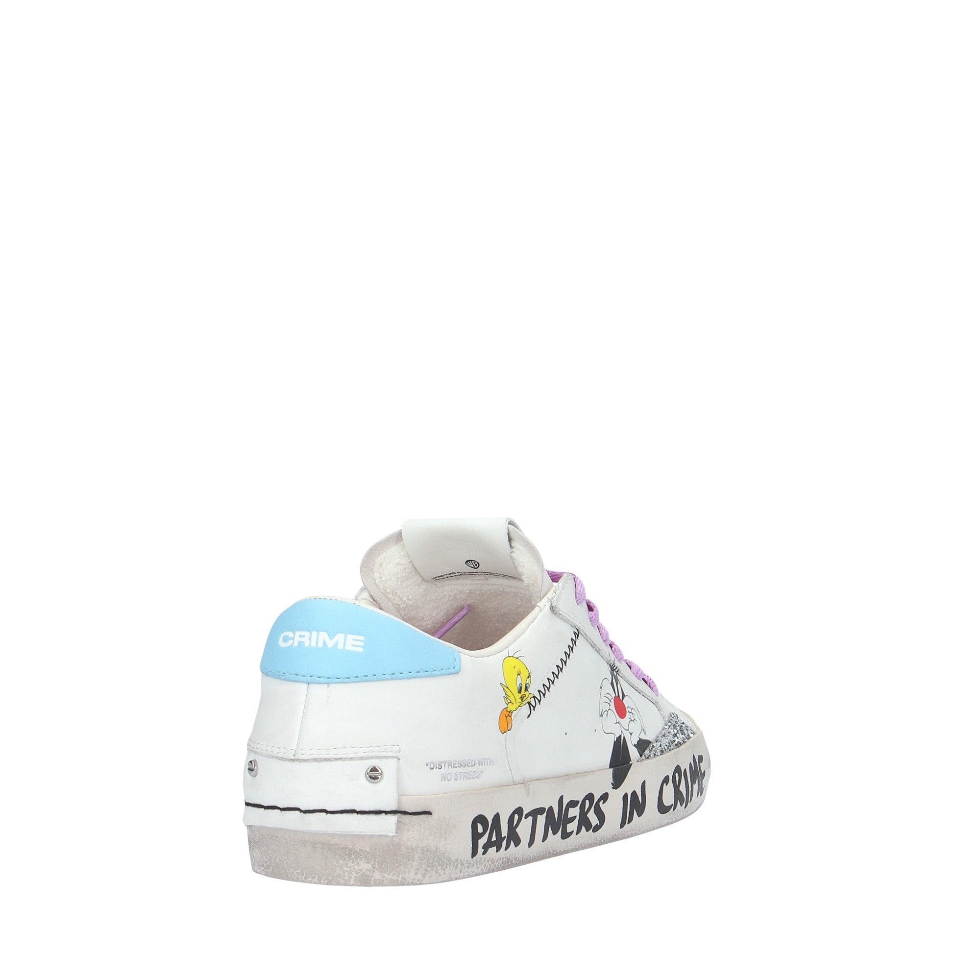 Crime London SNEAKER Bianco