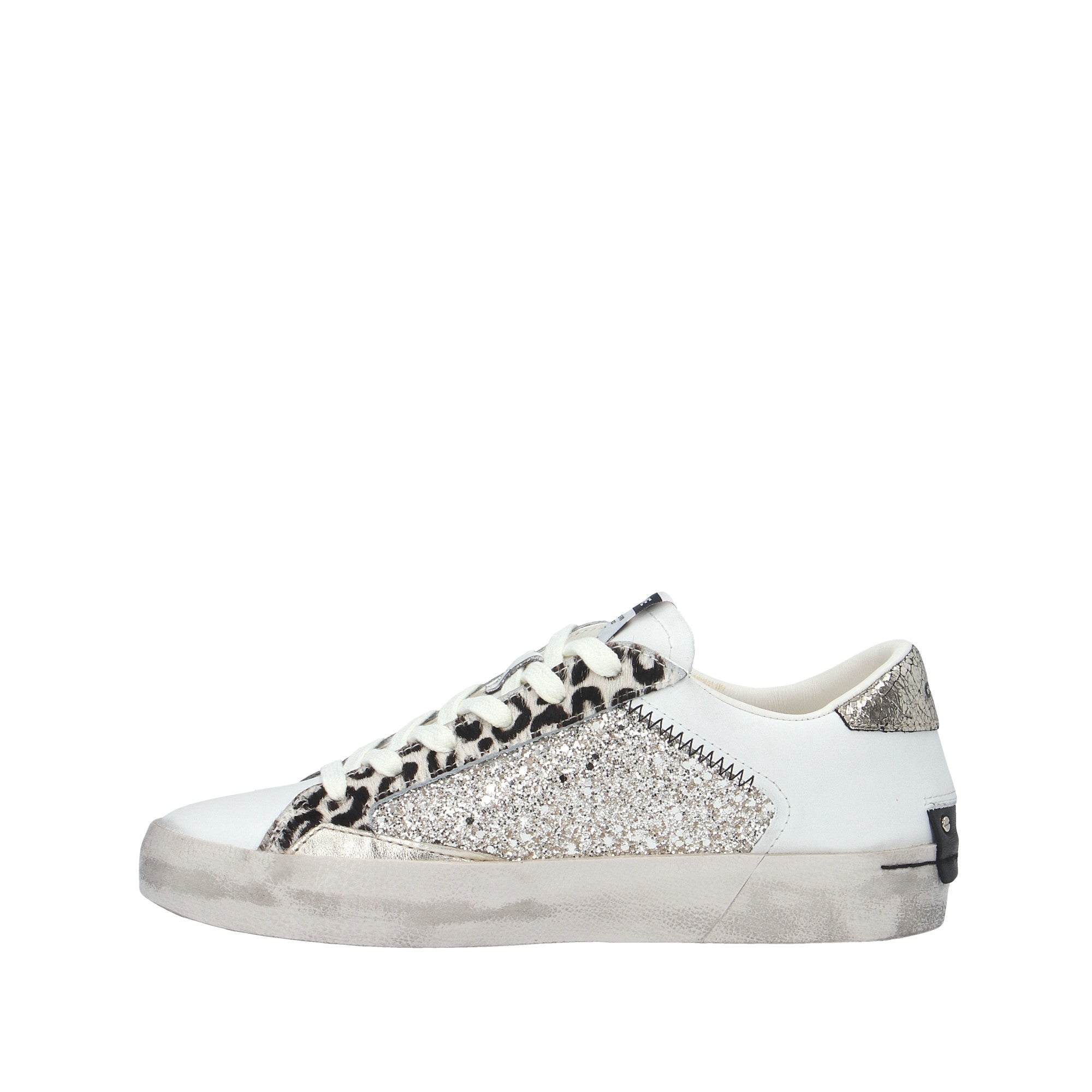 Crime London SNEAKER Bianco/argento