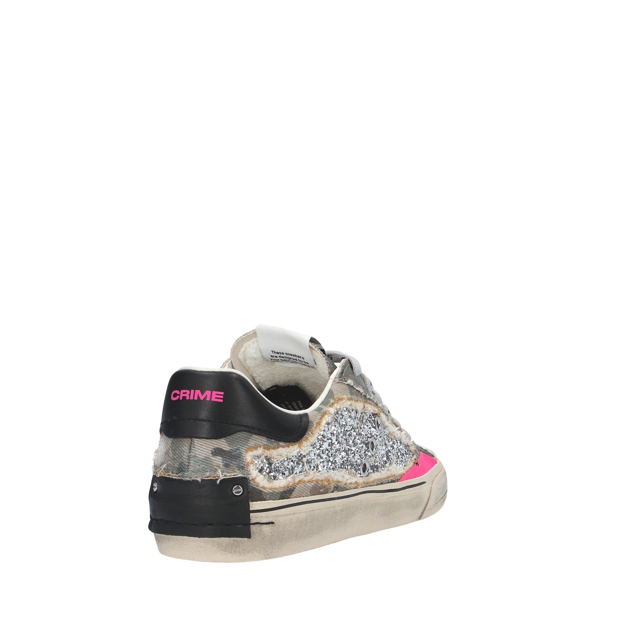 Crime London SNEAKER Bianco/nero