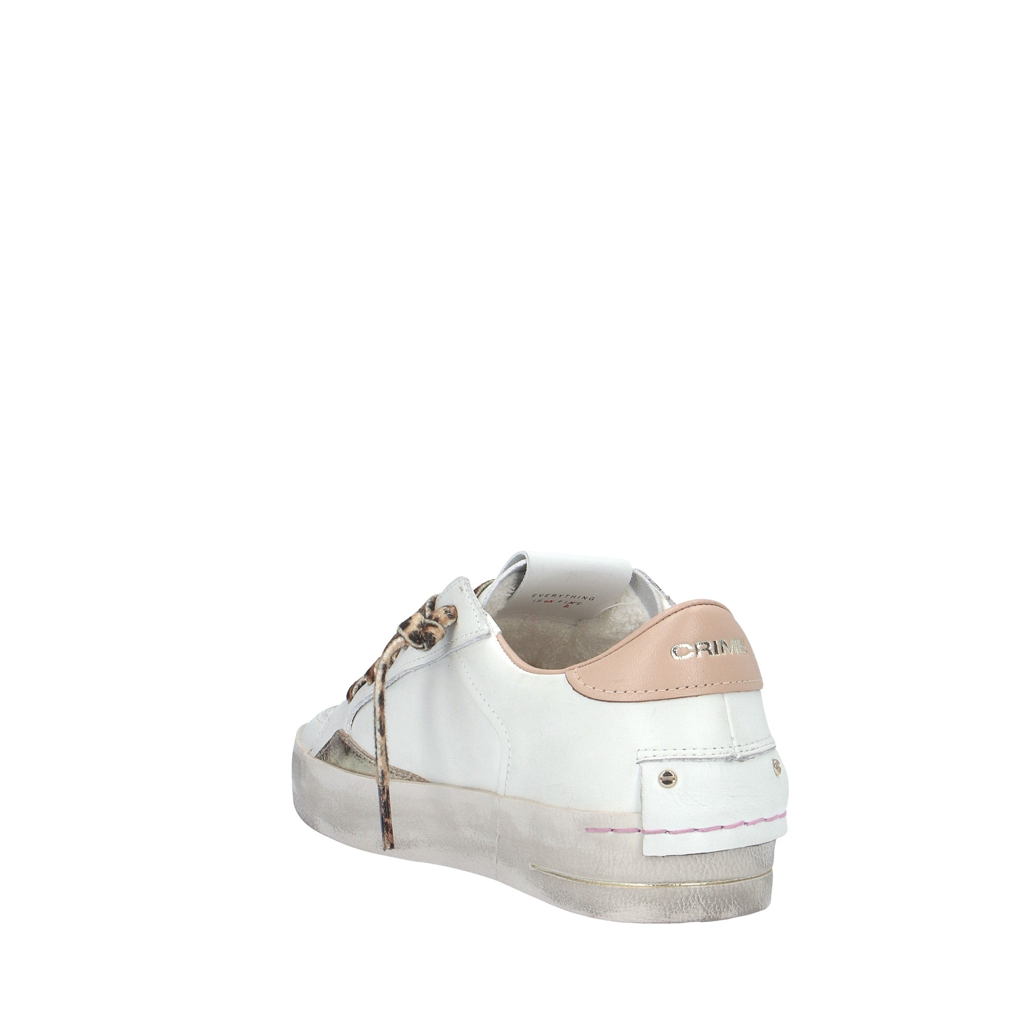 Crime London SNEAKER Bianco/cipria