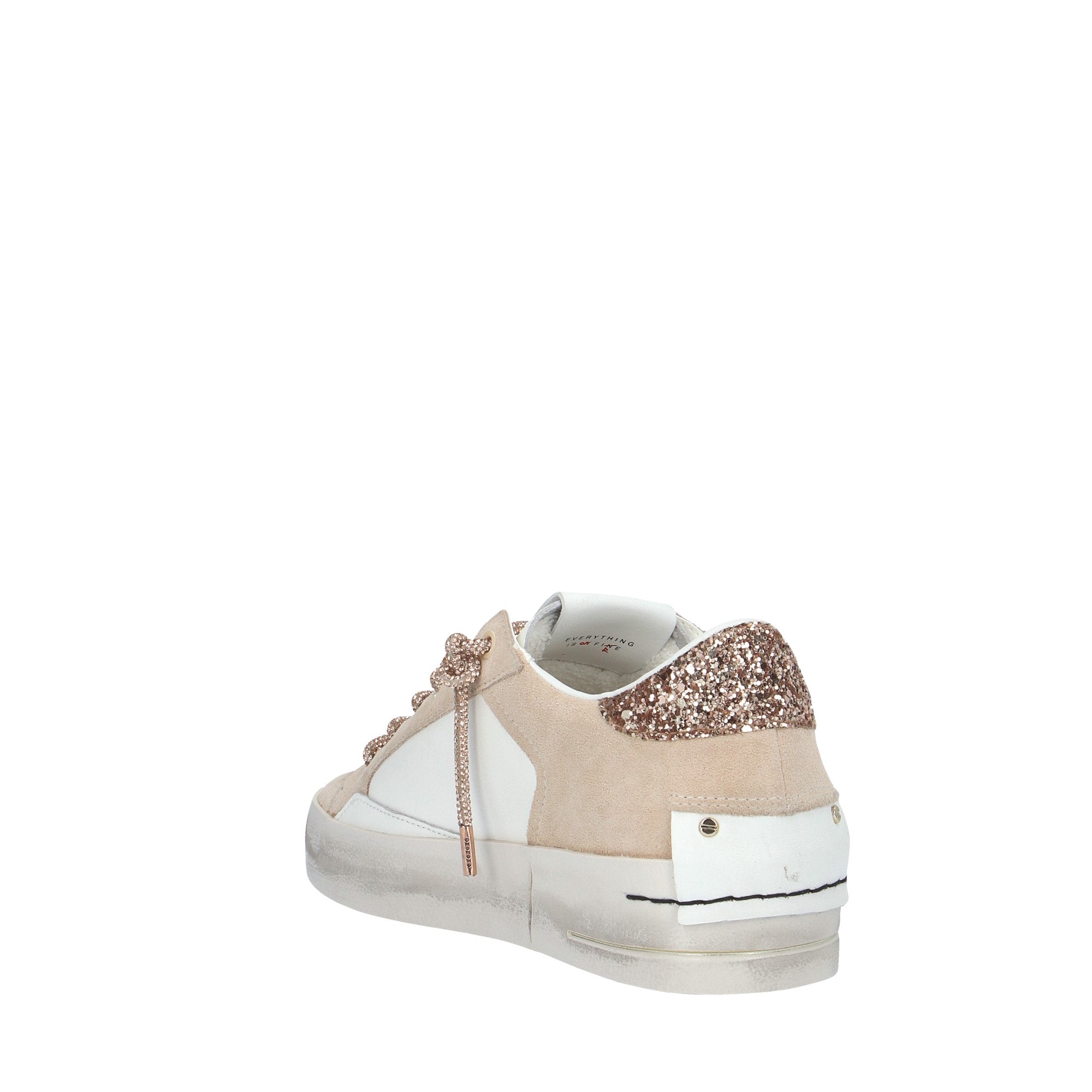 Crime London SNEAKER Bianco/cipria