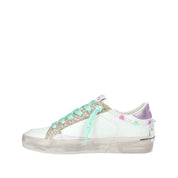 Crime London SNEAKER Bianco/lilla