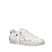 Crime London SNEAKER Bianco/argento