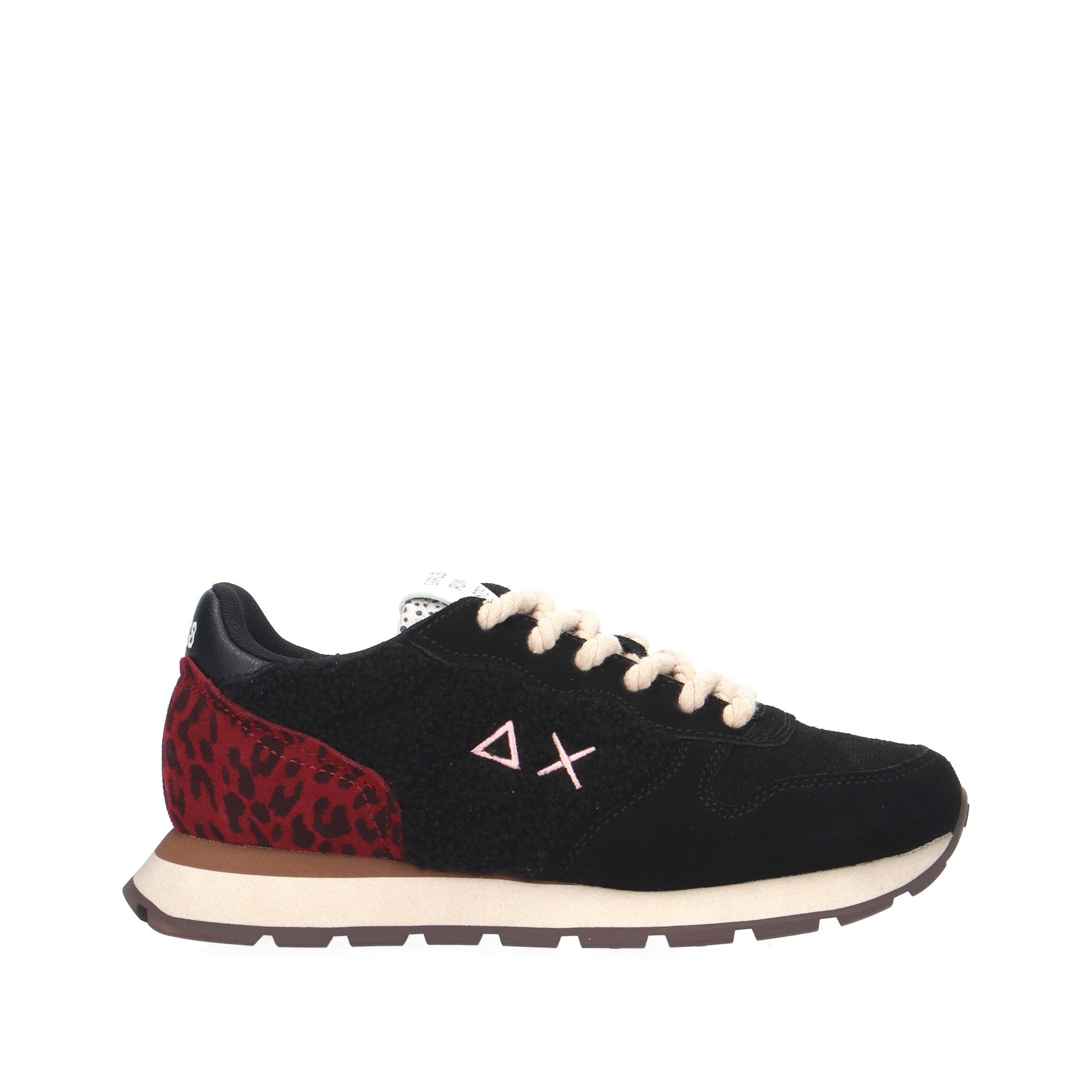 Sun68 SNEAKER Nero/bordeaux
