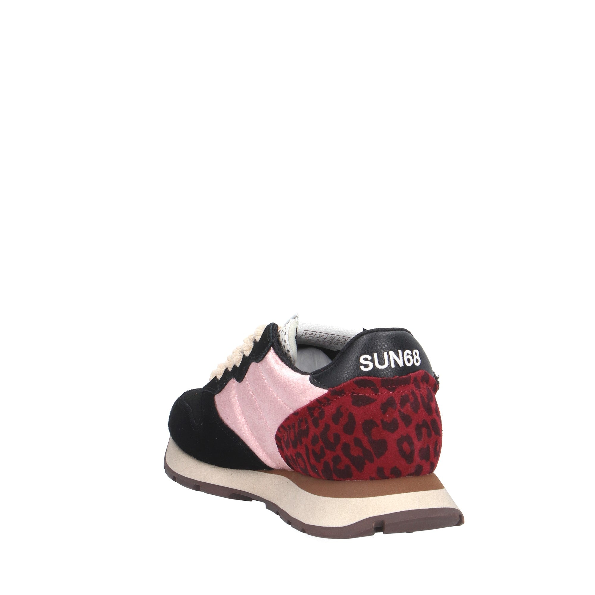 Sun68 SNEAKER Nero/bordeaux
