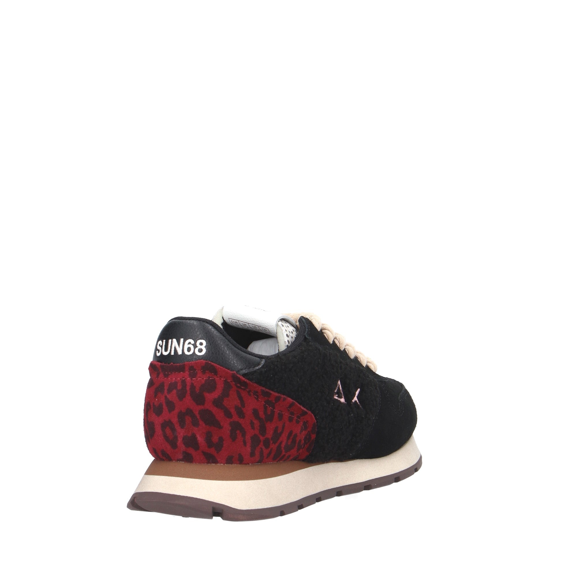 Sun68 SNEAKER Nero/bordeaux