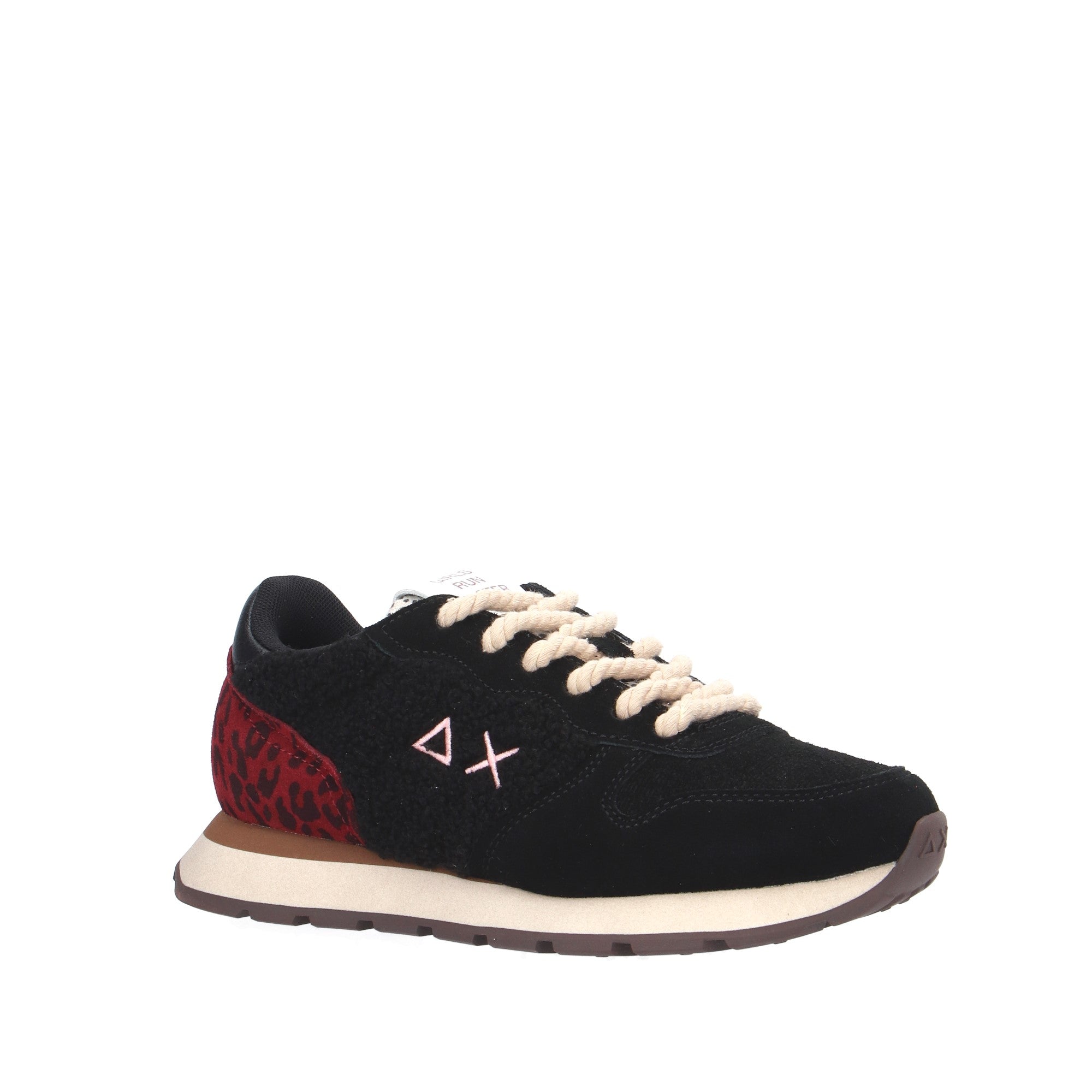 Sun68 SNEAKER Nero/bordeaux