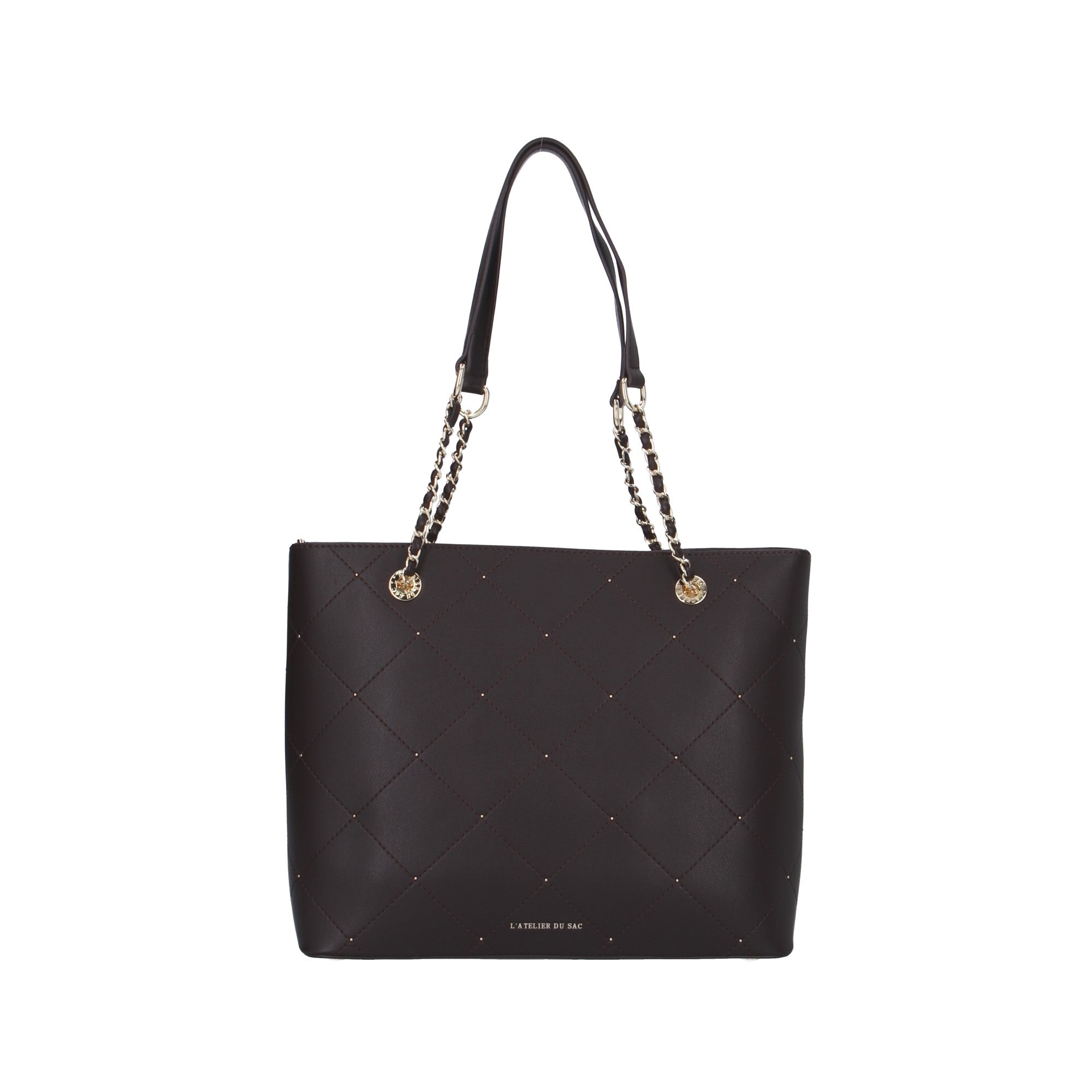 L'atelier Du Sac BORSA A SPALLA Marrone