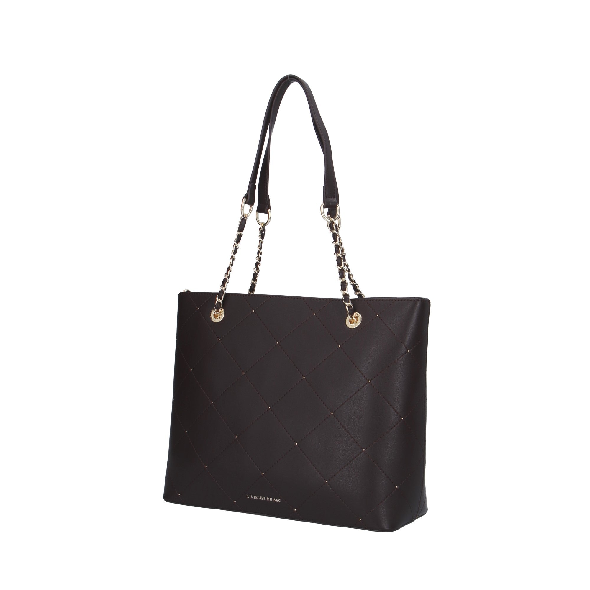 L'atelier Du Sac BORSA A SPALLA Marrone