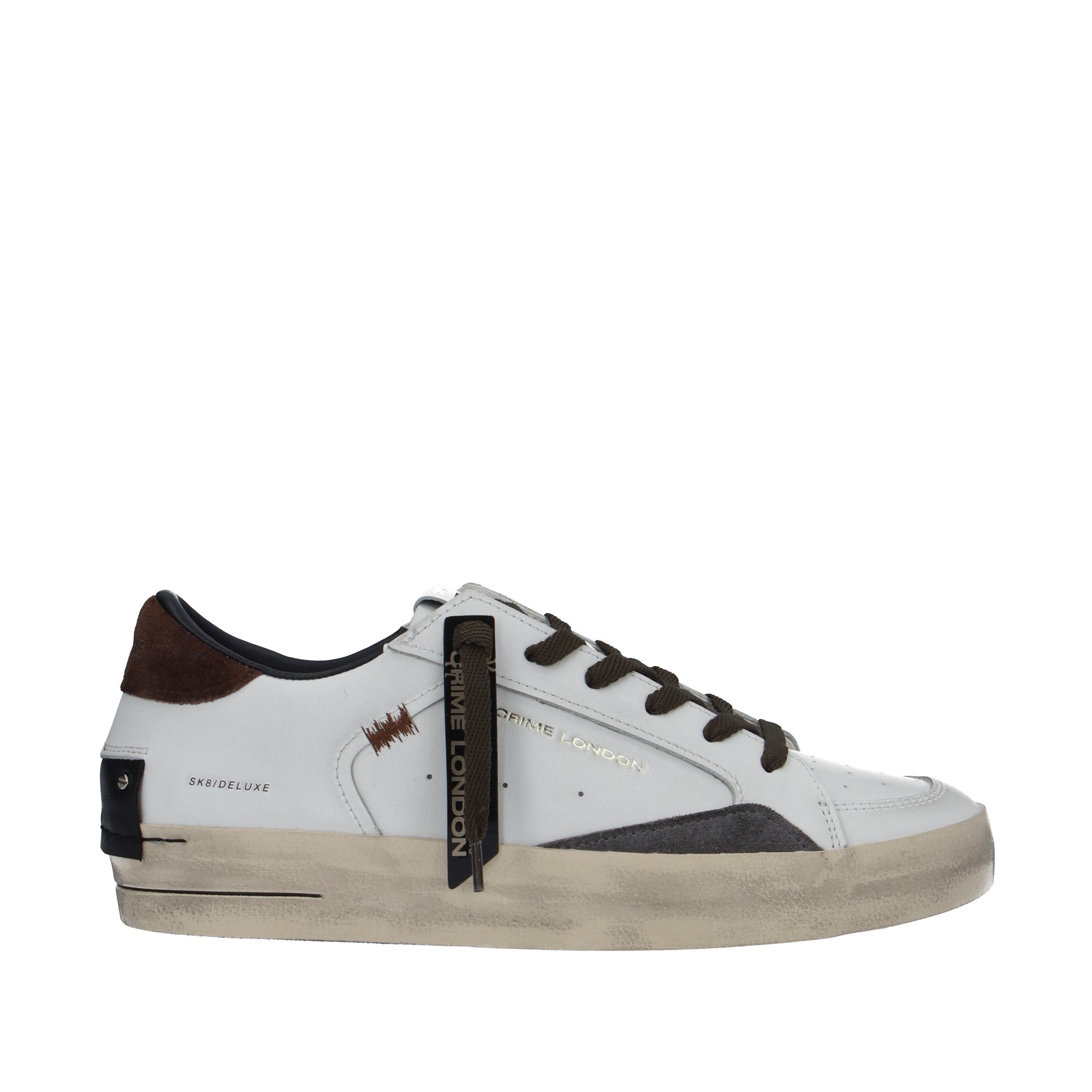 Crime London SNEAKER Bianco/nero