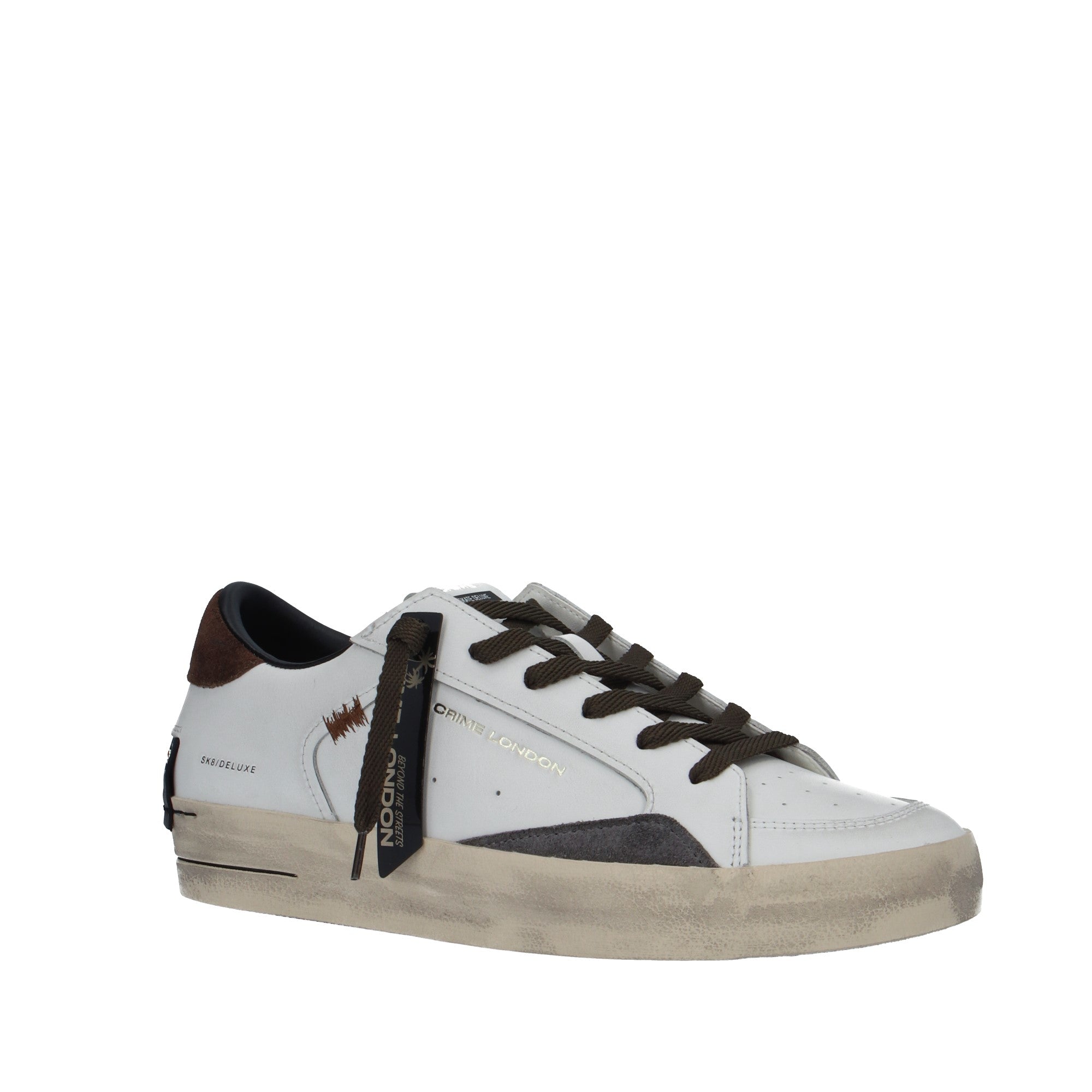 Crime London SNEAKER Bianco/nero