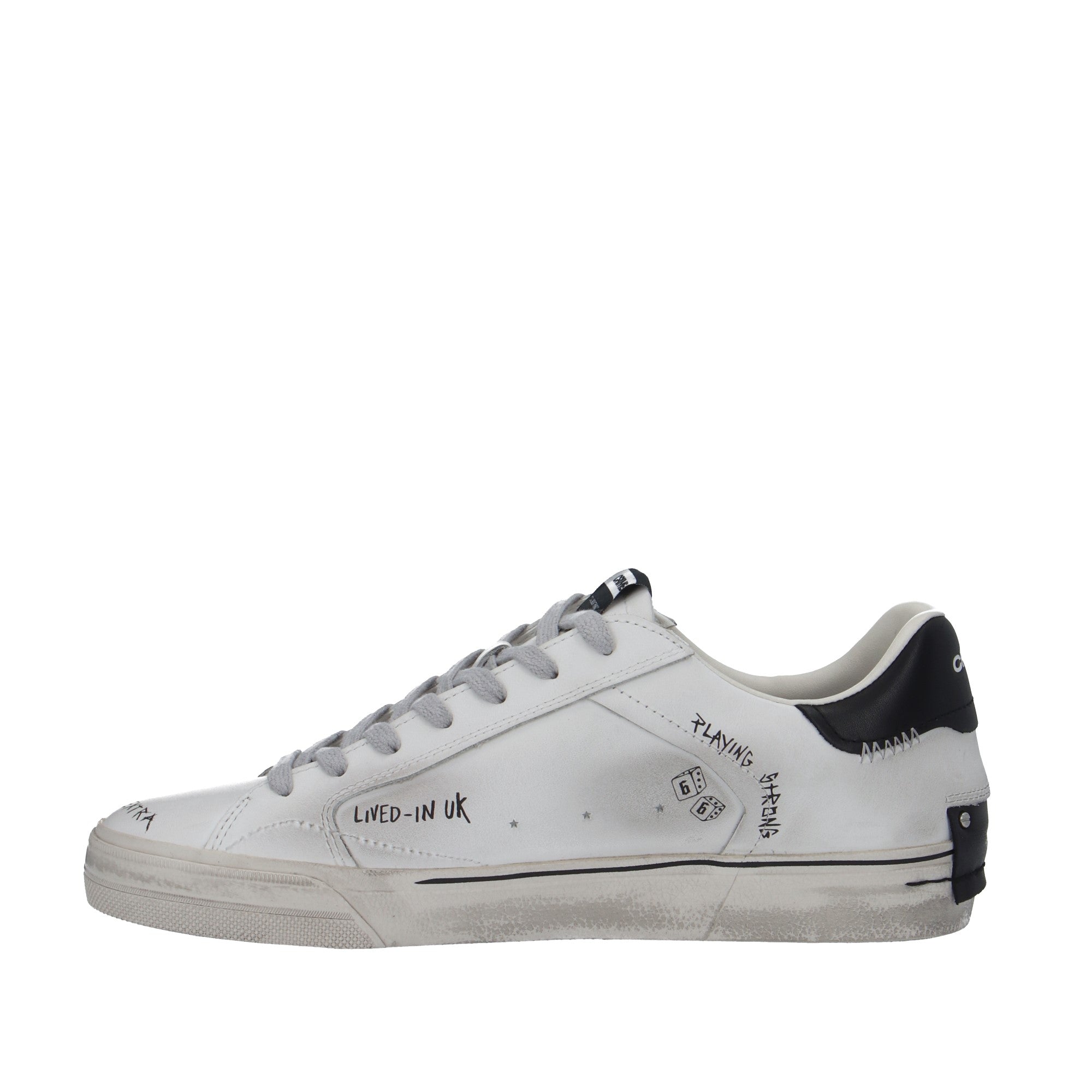 Crime London SNEAKER Bianco/nero