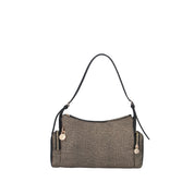 Borbonese BORSA A SPALLA Naturale/nero
