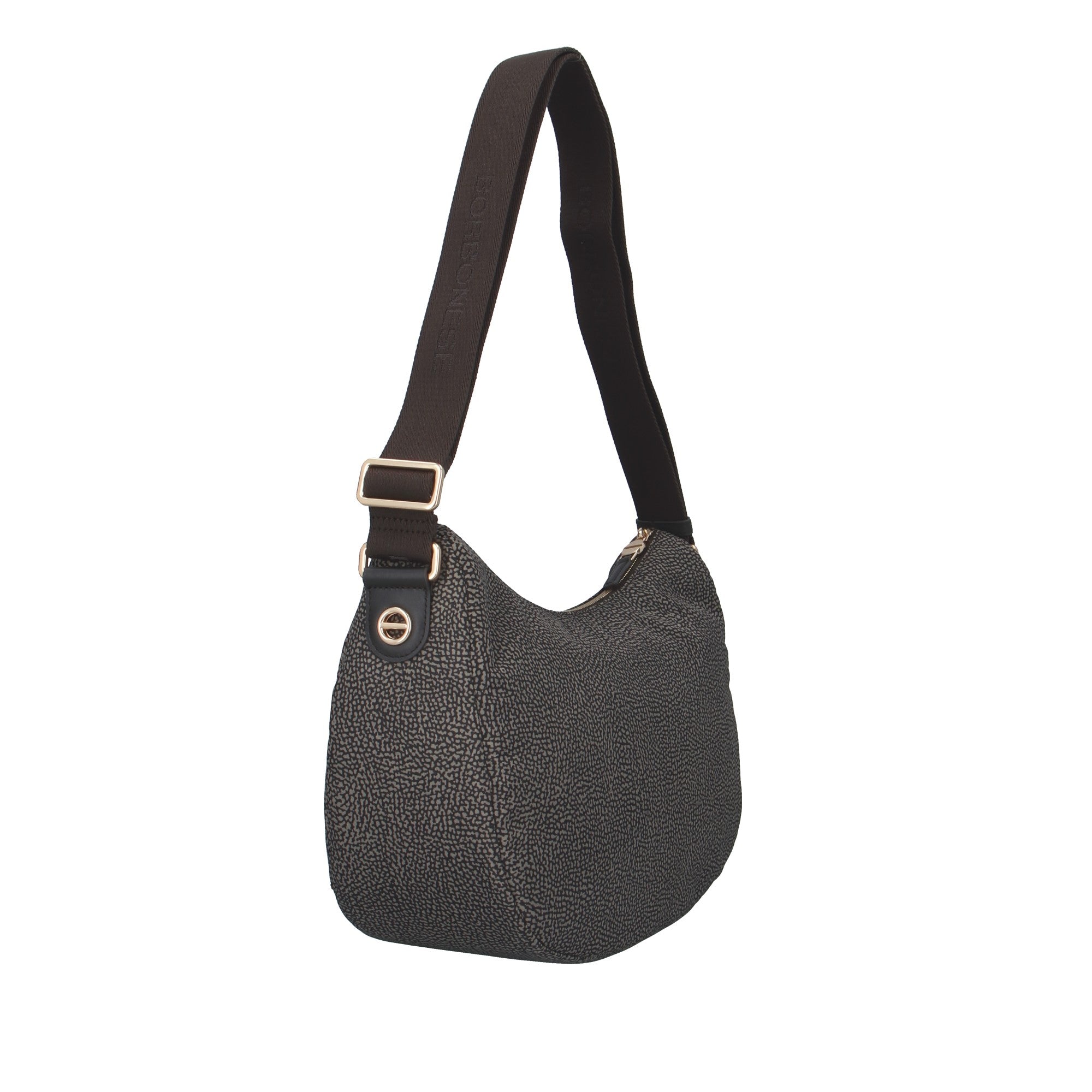 Borbonese MEZZALUNA Marrone/nero