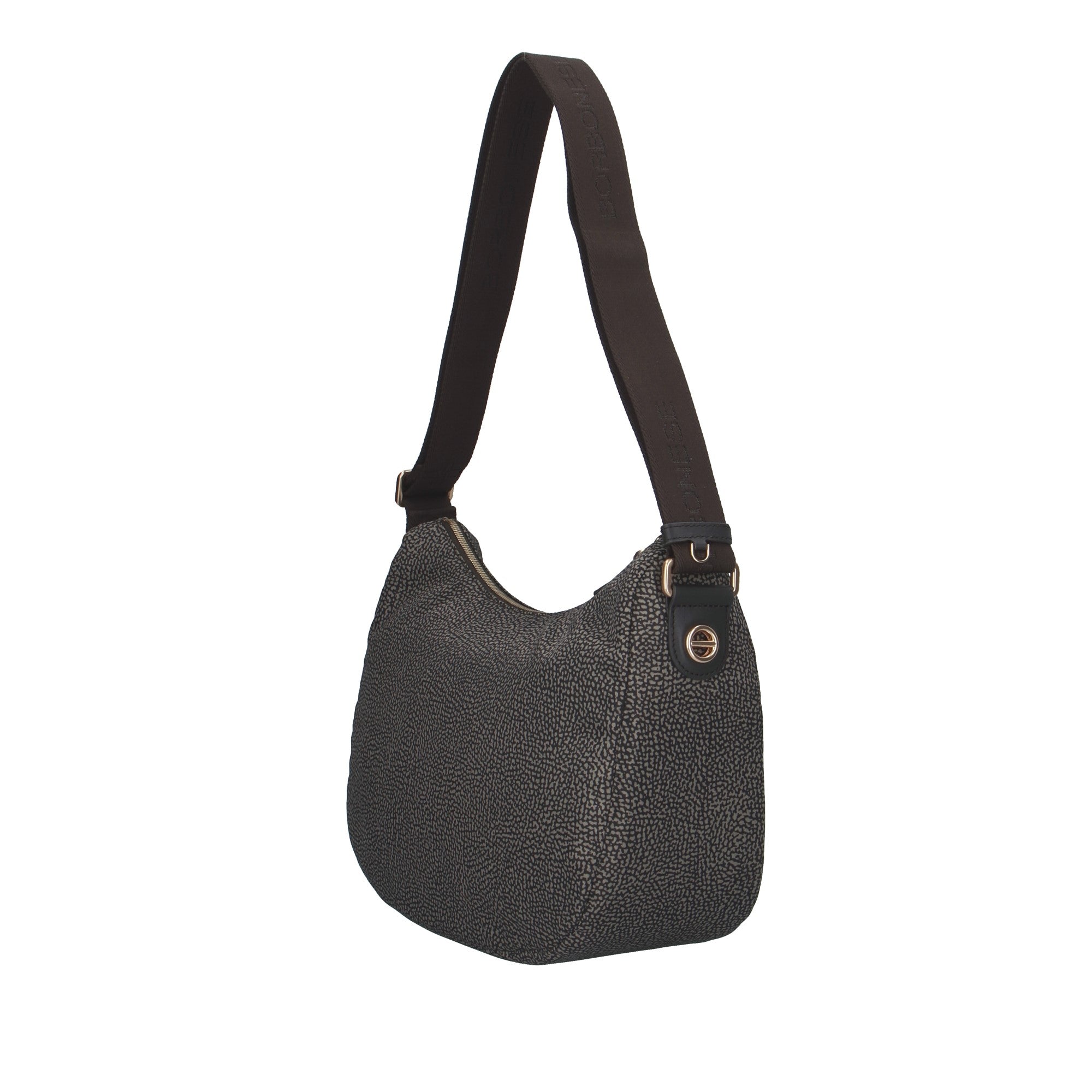 Borbonese MEZZALUNA Marrone/nero
