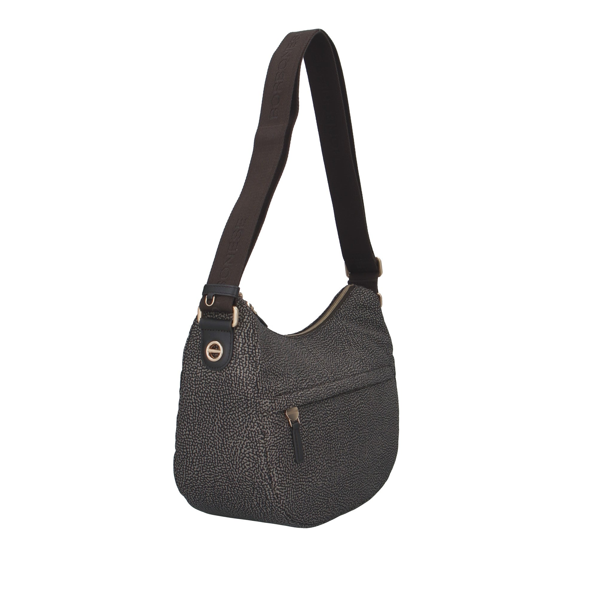 Borbonese MEZZALUNA Marrone/nero