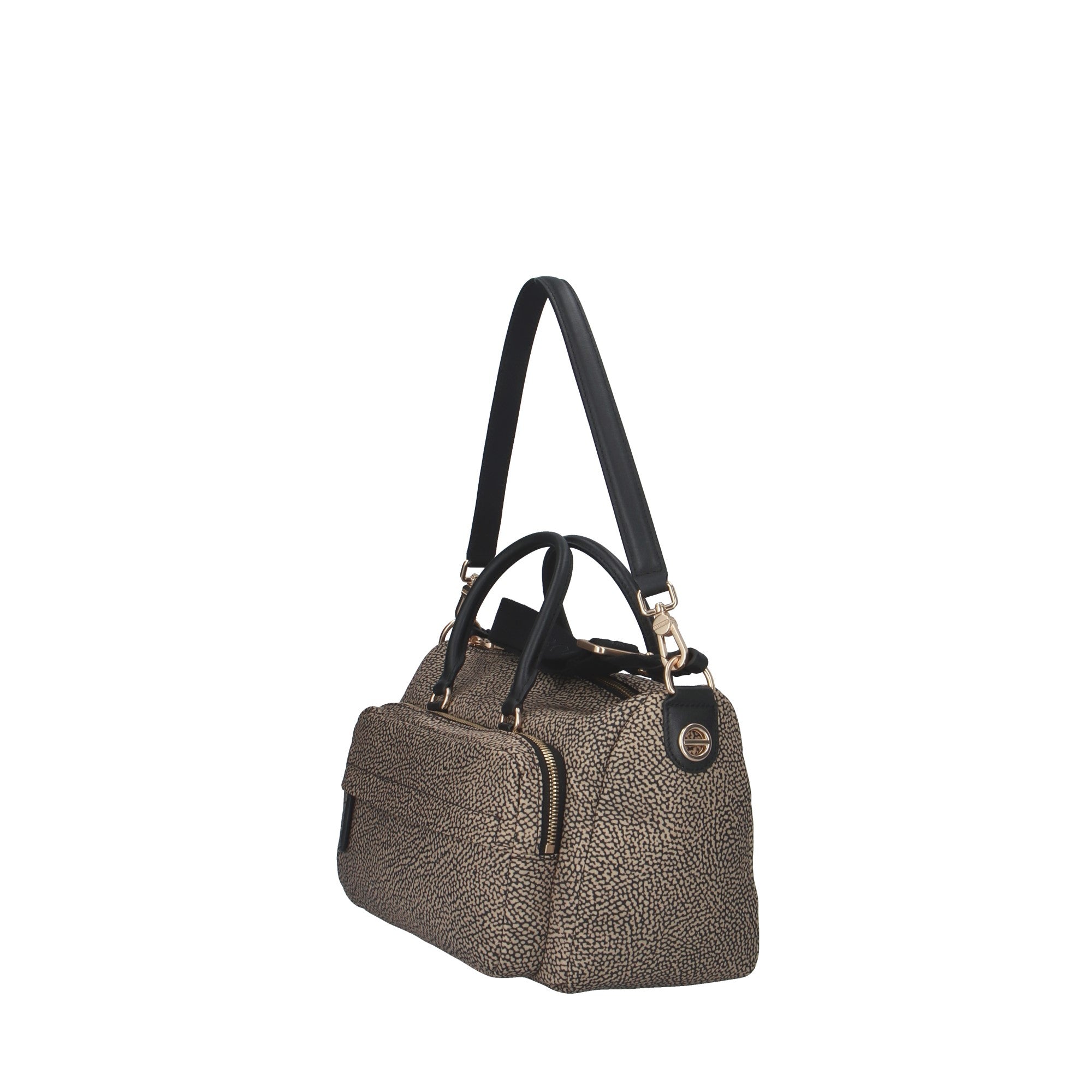 Borbonese BAULETTO Naturale/nero