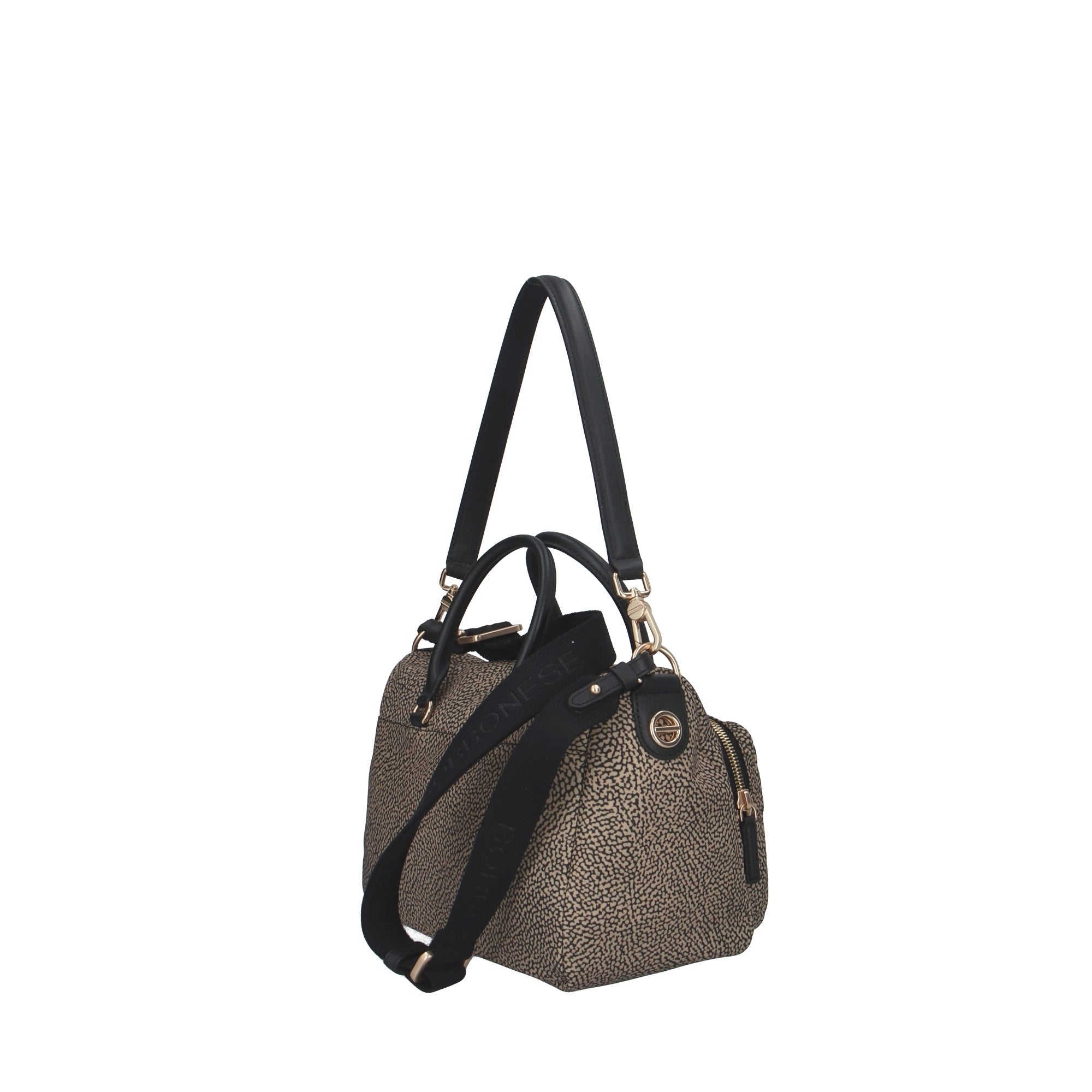 Borbonese BAULETTO Naturale/nero